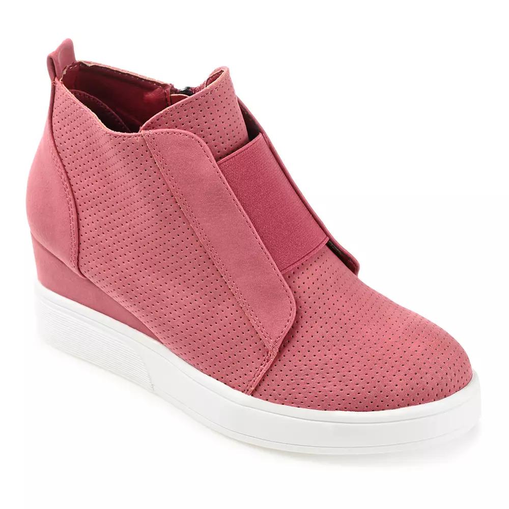 Journee Clara Women's Wedge Sneakers,  Product Image