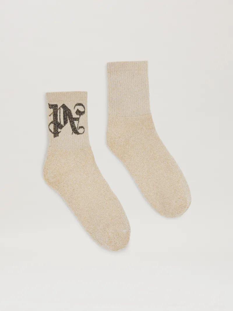 MONOGRAM LUREX SHORT SOCKS Product Image
