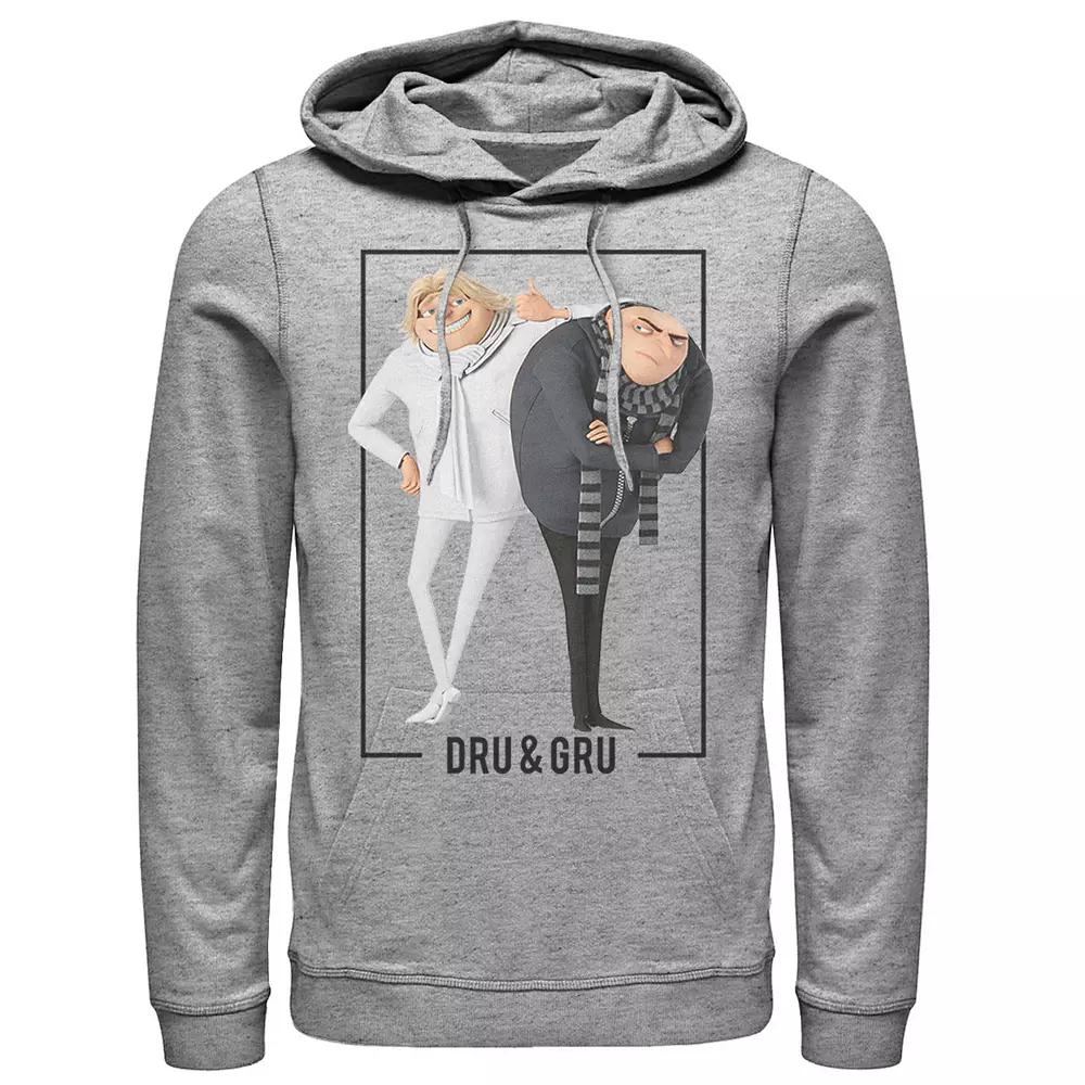 Men's Despicable Me Minions Dru & Gru Brothers Pullover Hoodie,  Product Image