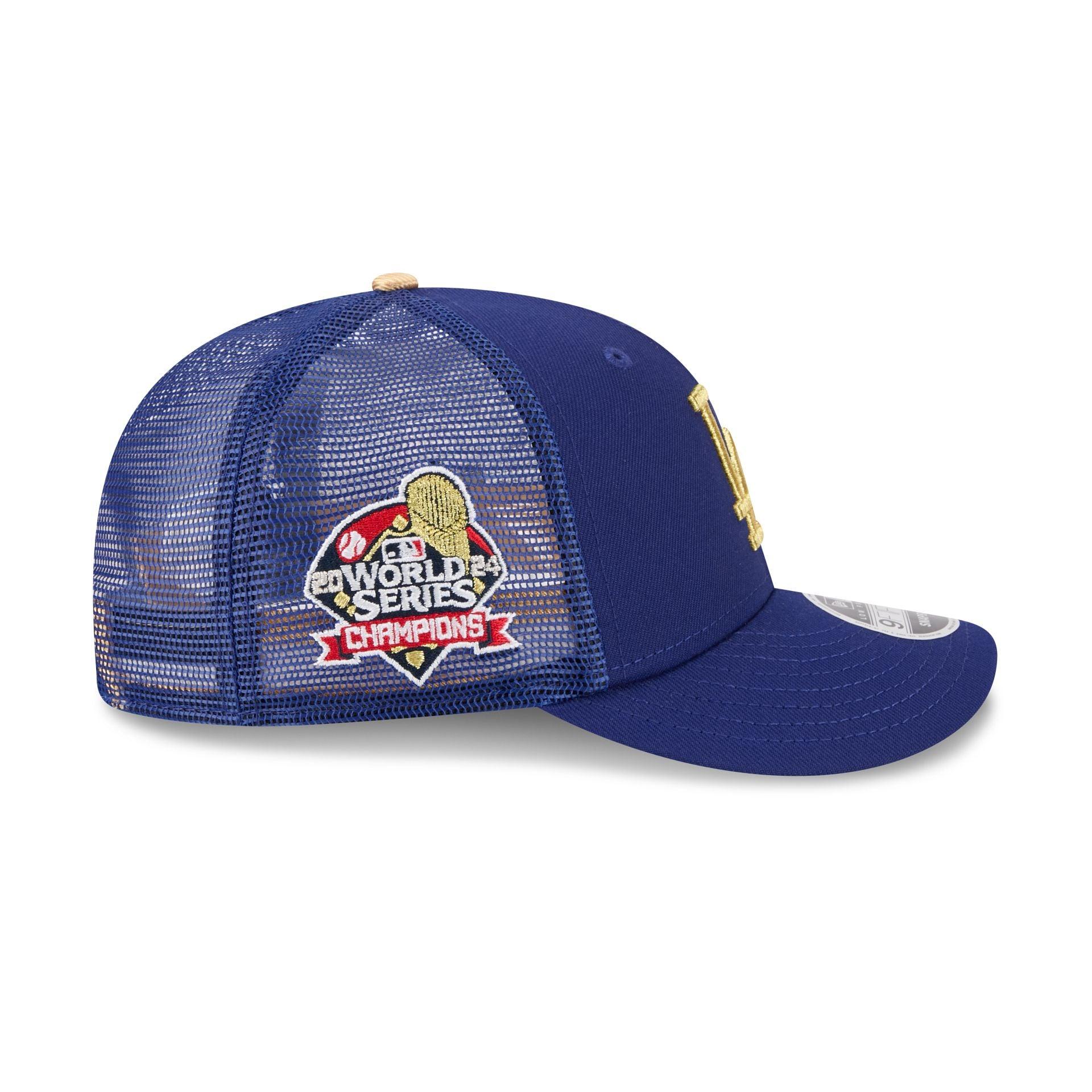 Los Angeles Dodgers Gold Collection Low Profile 9FIFTY Trucker Hat Male Product Image
