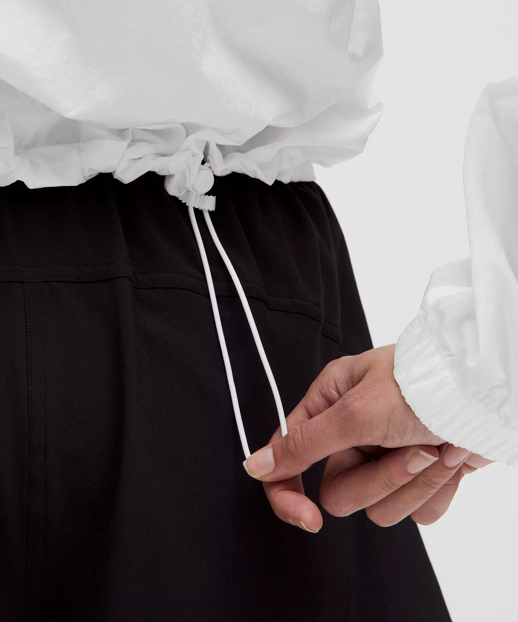 Drawstring Water-Resistant Hooded Jacket Product Image