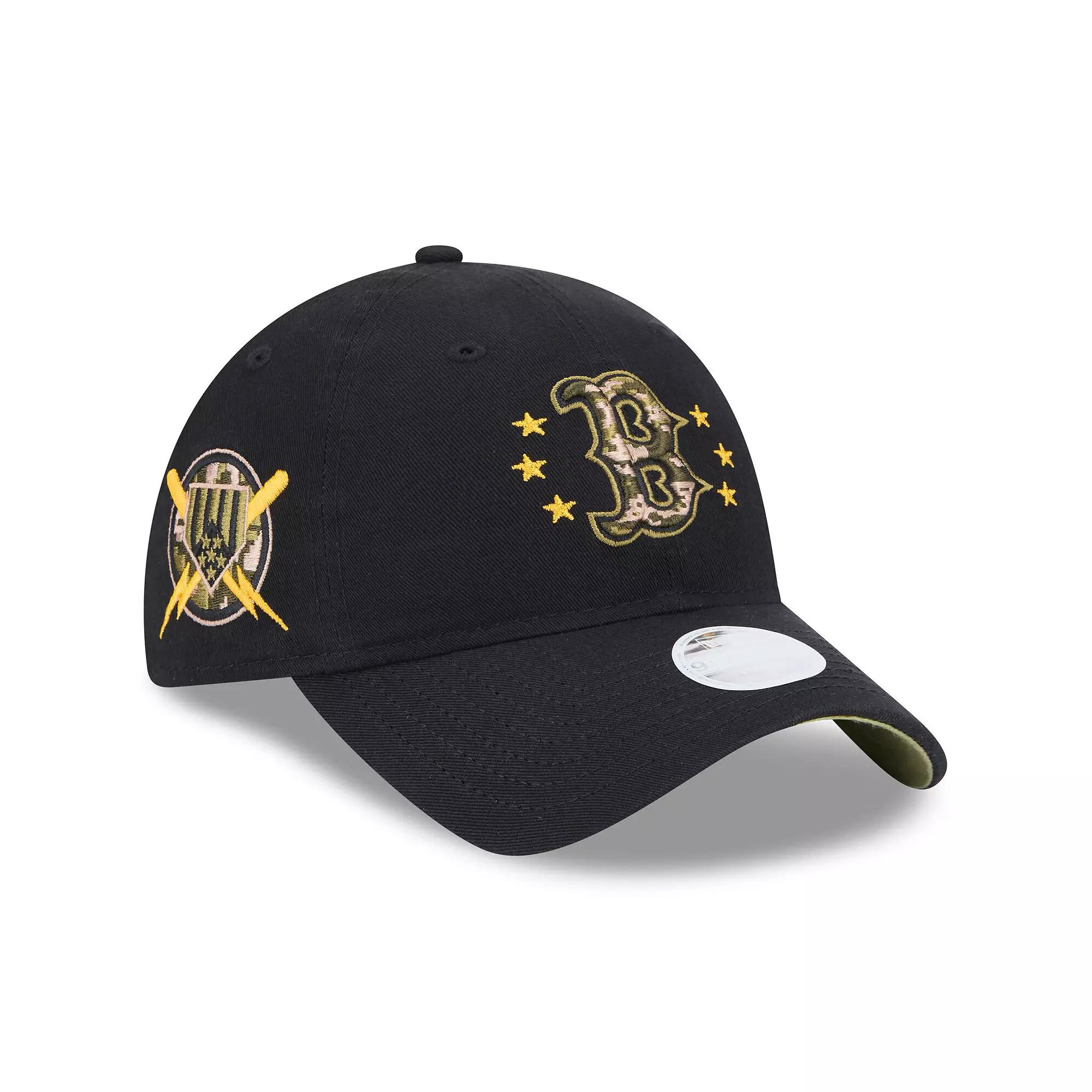 Women's New Era Black Boston Red Sox 2024 Armed Forces Day 9TWENTY Adjustable Hat Product Image