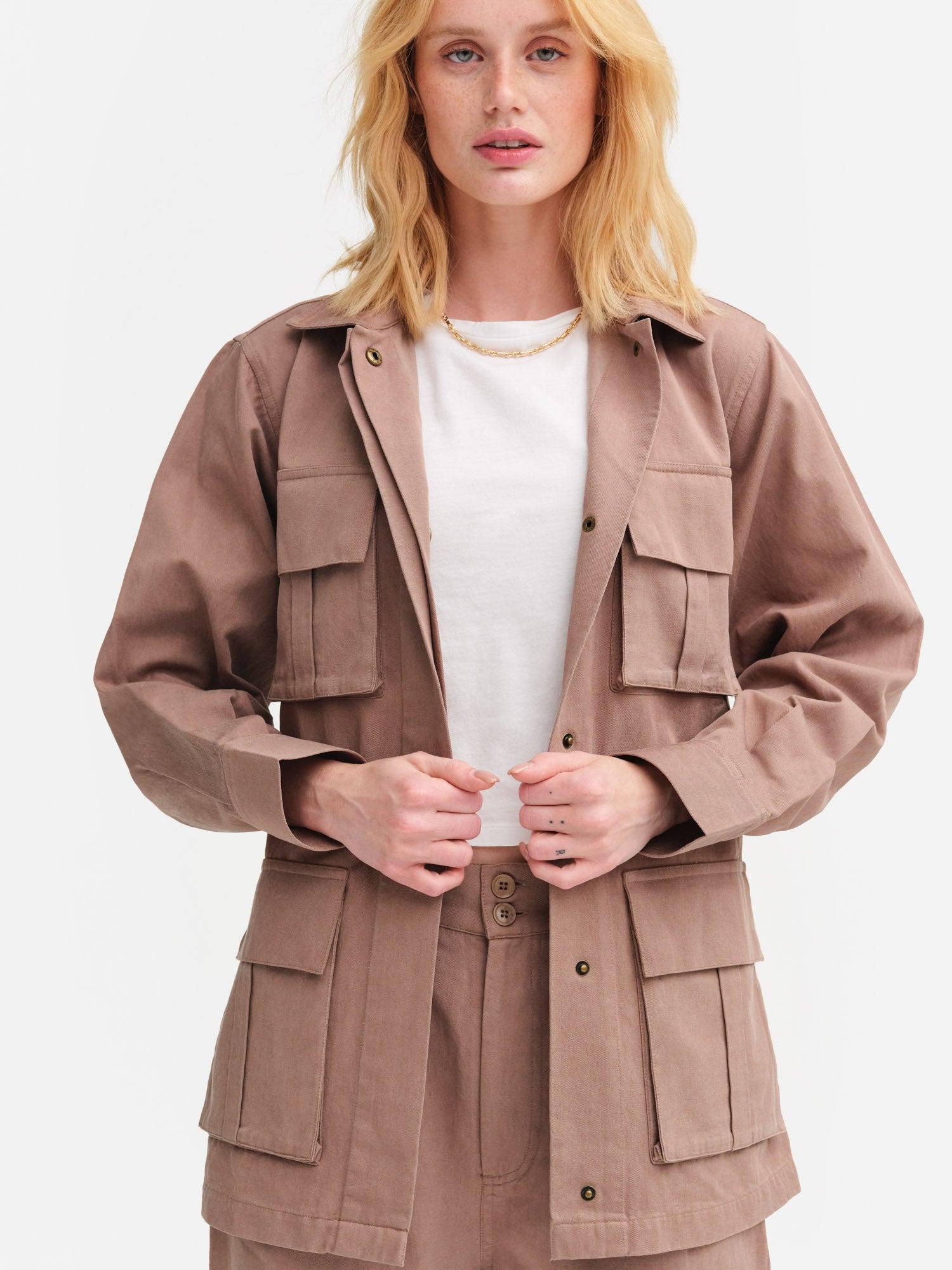 Tencel Twill Utility Jacket Female Product Image