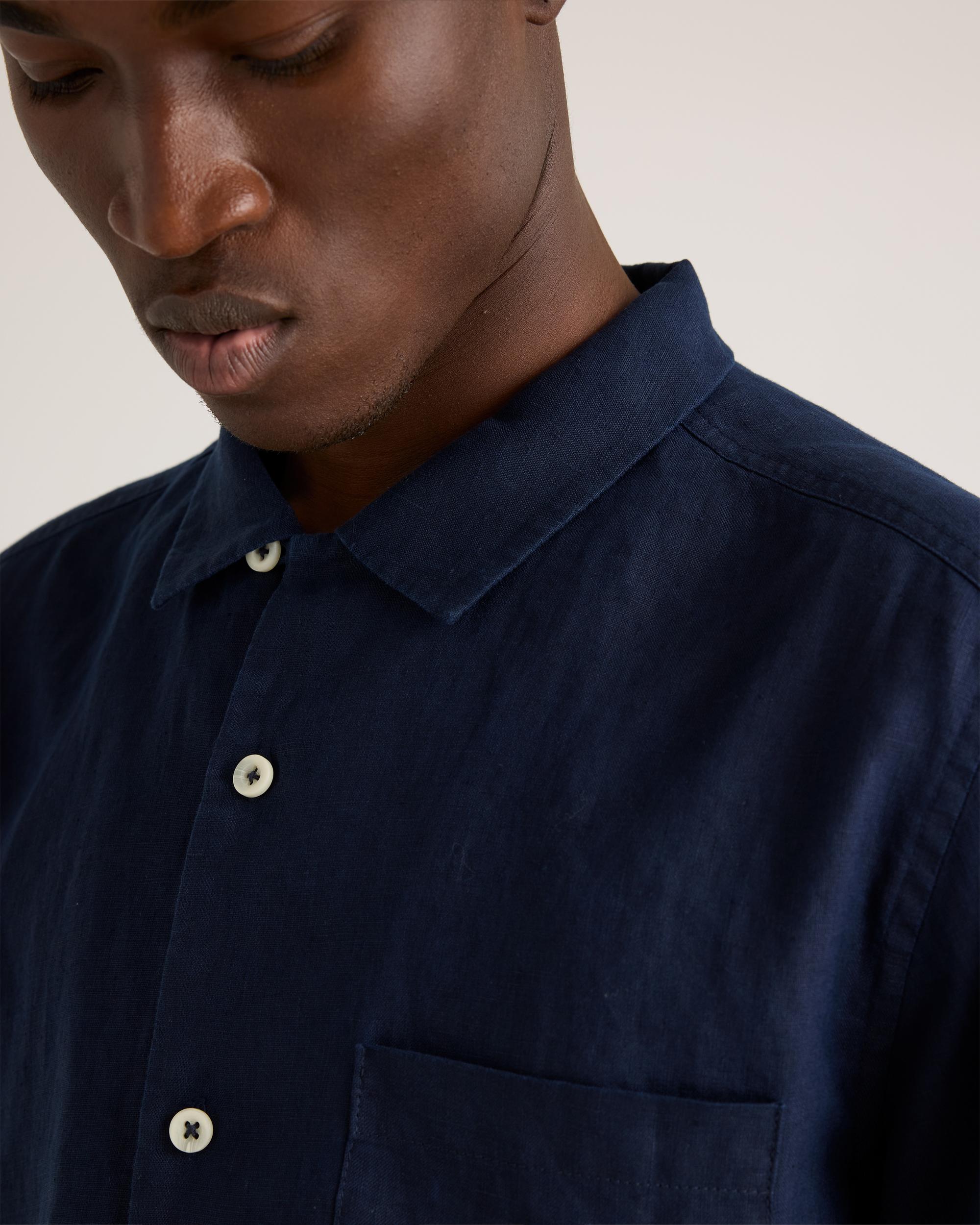 Quince | Men's 100% European Linen Camp Shirt Product Image