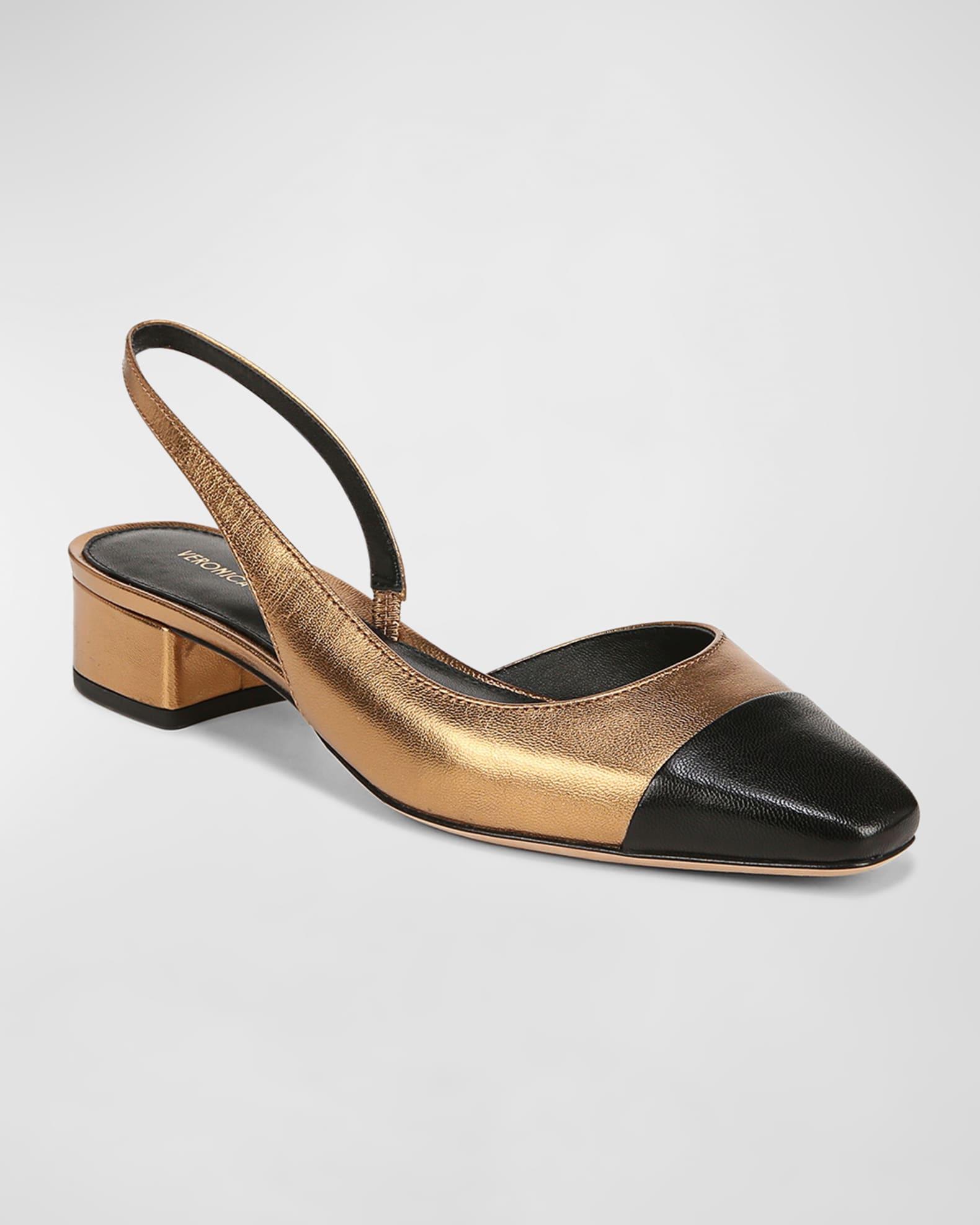 Cecile Metallic Slingback Ballerina Flats Product Image