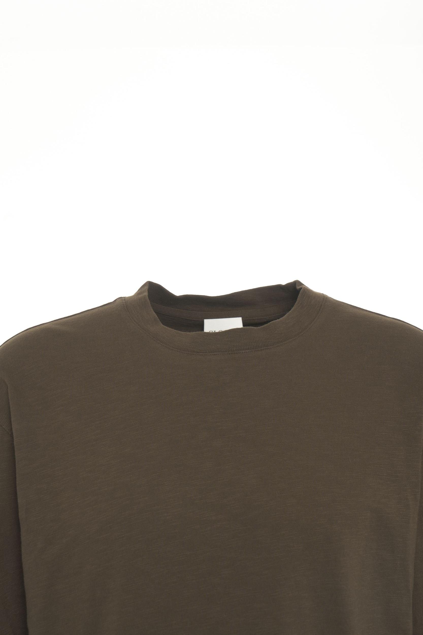 Long-sleeve t-shirt with stand-up collar Product Image