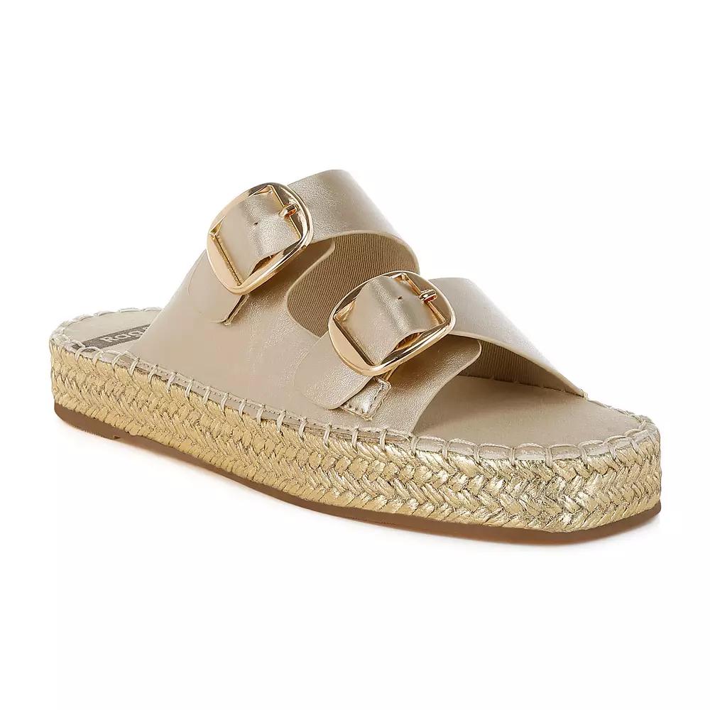 Rag & Co MIOVA Women's Sandals, Size: 6, Gold Product Image
