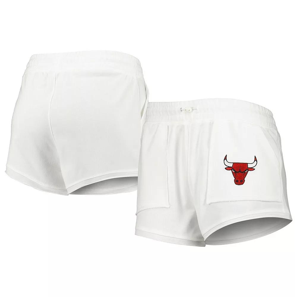 Women's Concepts Sport White Chicago Bulls Sunray Shorts,  Product Image
