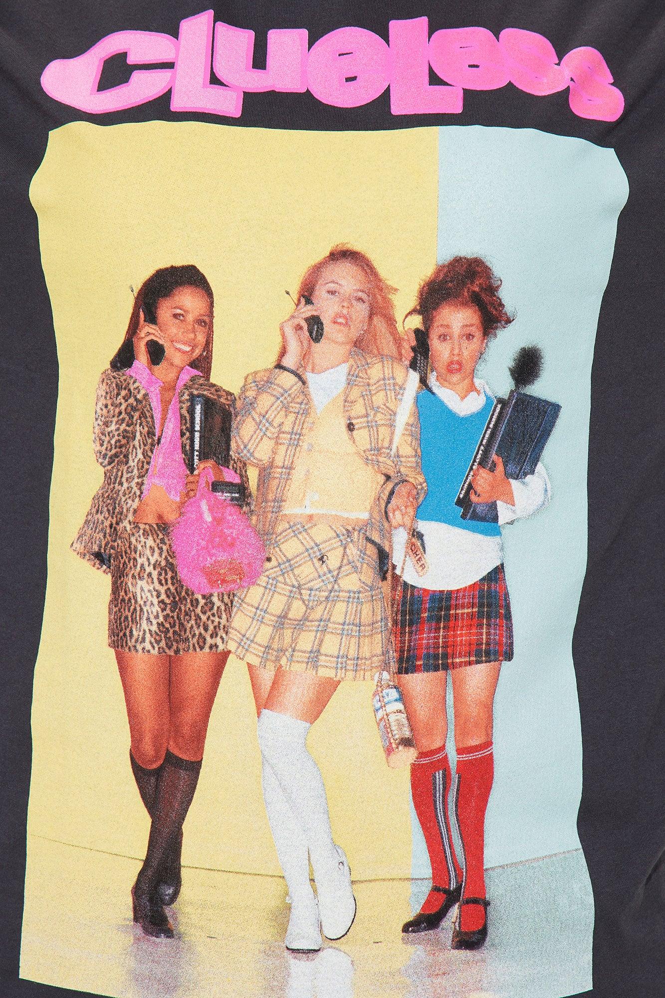 As If Clueless Washed Tee - Black Wash Product Image