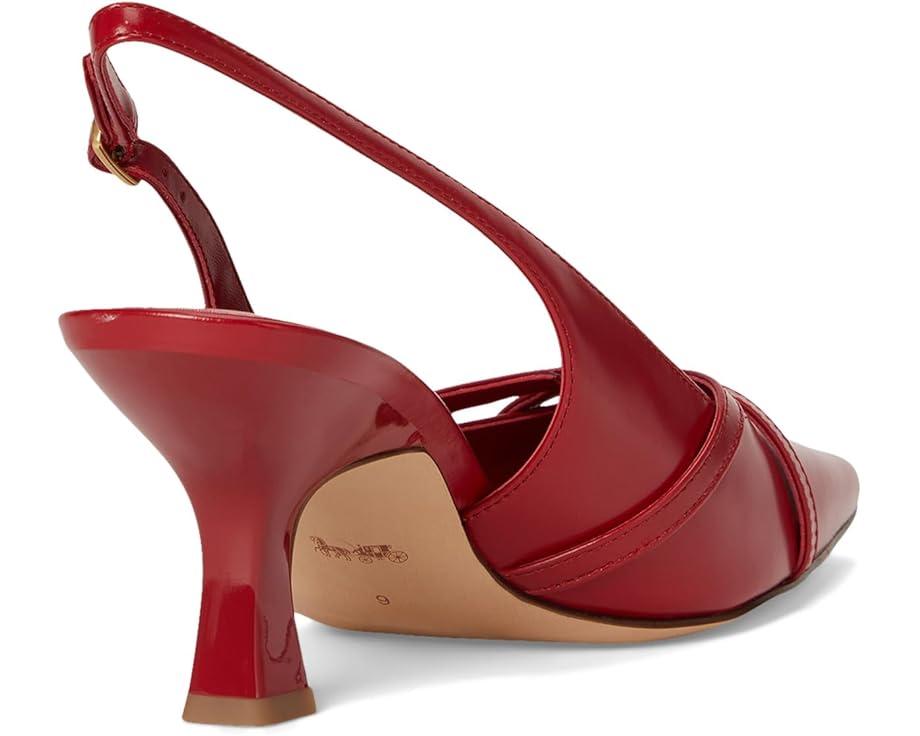 Carrie Metallic Leather Skimmer Product Image