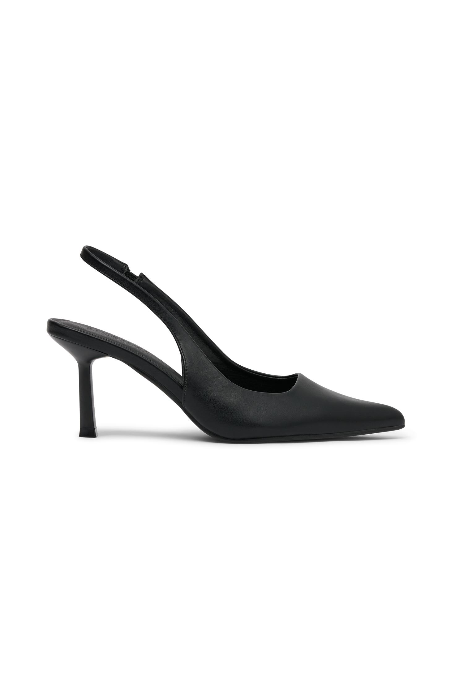 Dasha Sling Back Heels - Black Product Image