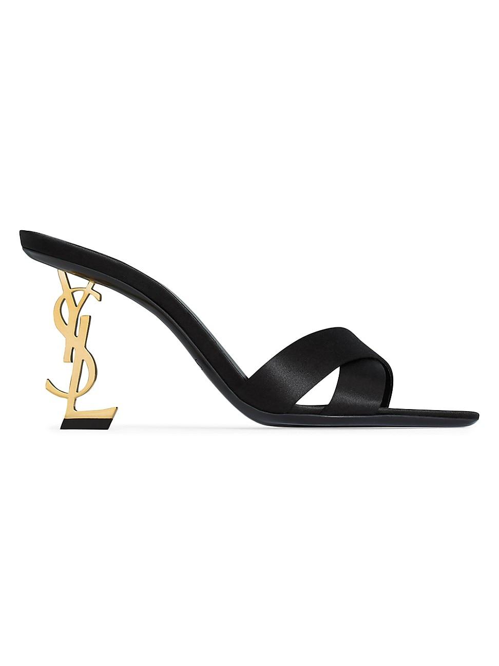 Womens Opyum Mules in Satin Crepe Product Image