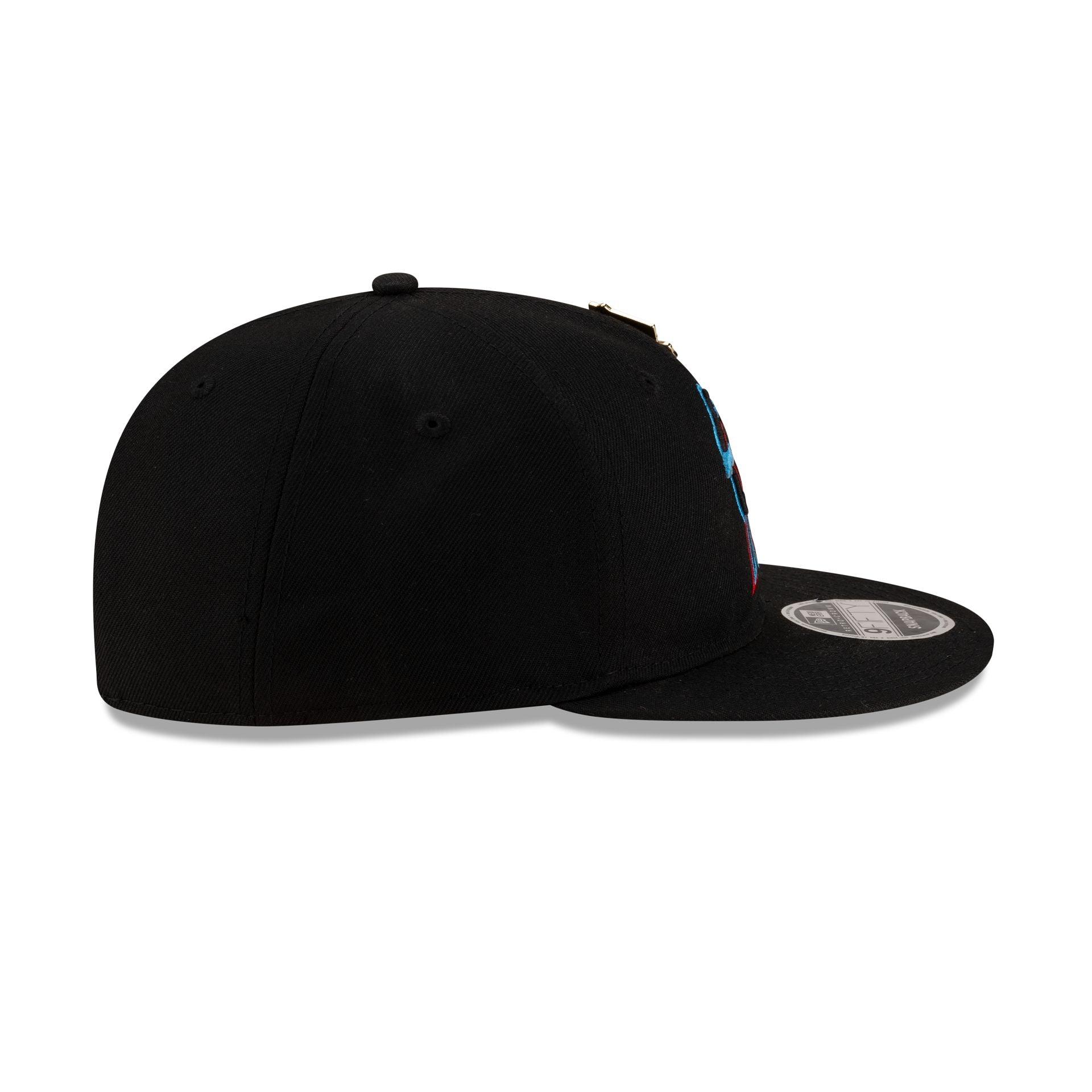 Miami Marlins Jackie Robinson Day 2025 Retro Crown 9FIFTY Snapback Hat Male Product Image
