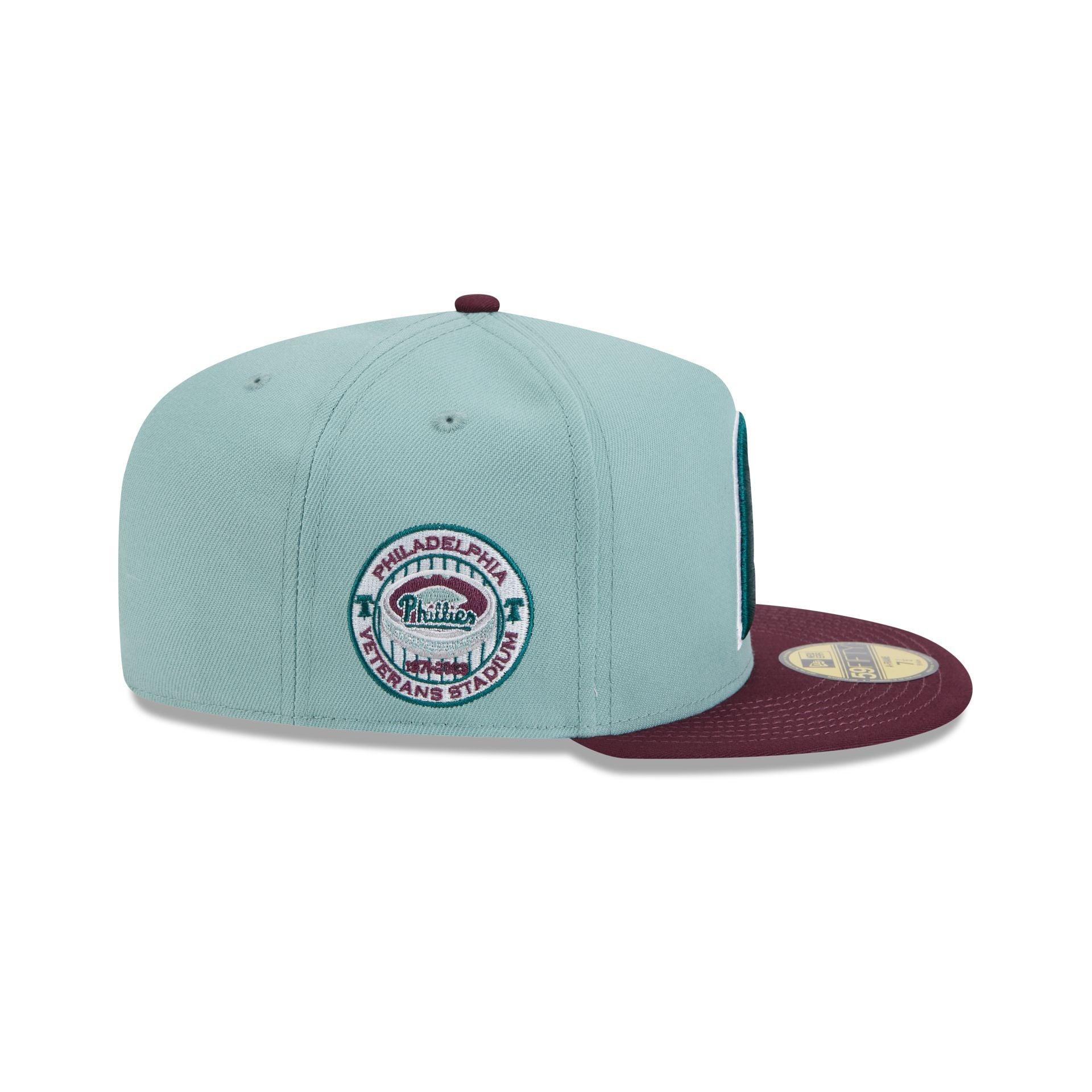 Philadelphia Phillies Beach Kiss Blue 59FIFTY A-Frame Fitted Hat Male Product Image