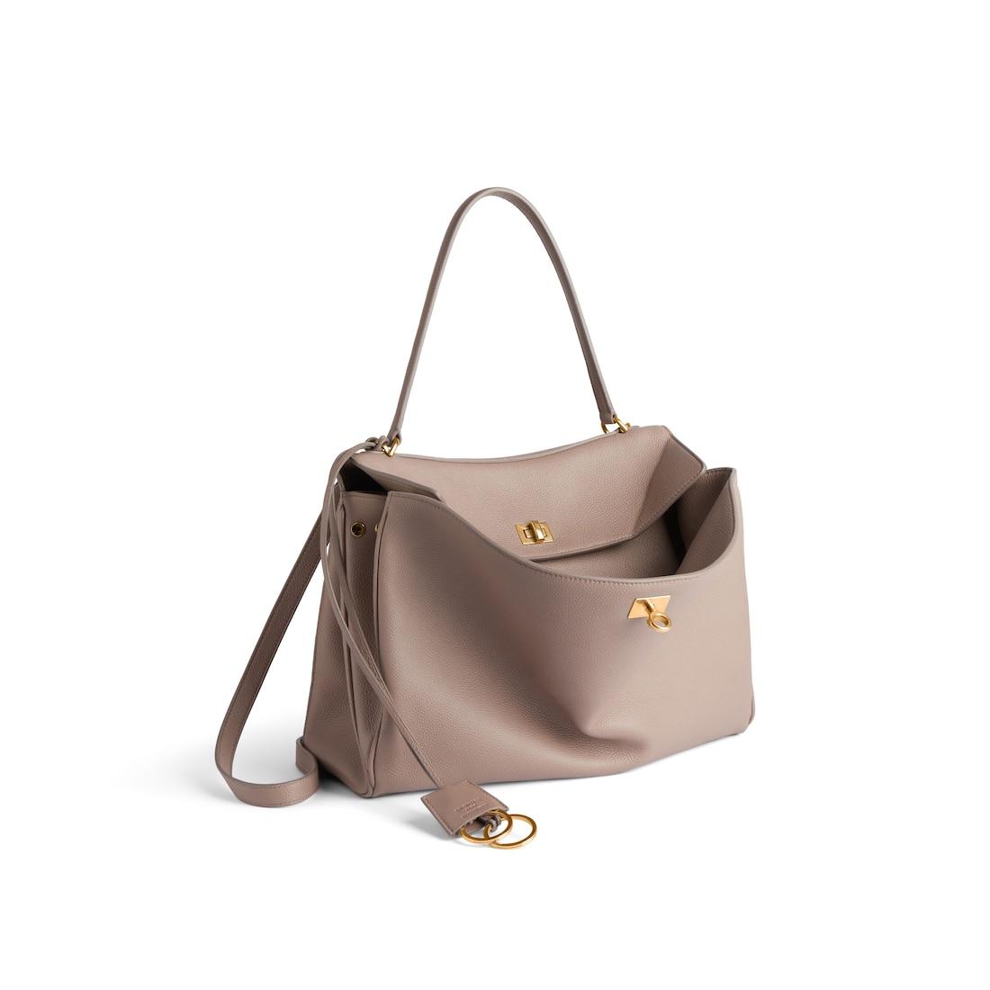 Women's Rodeo Handbag Medium Grained Calfskin in Sesame Product Image