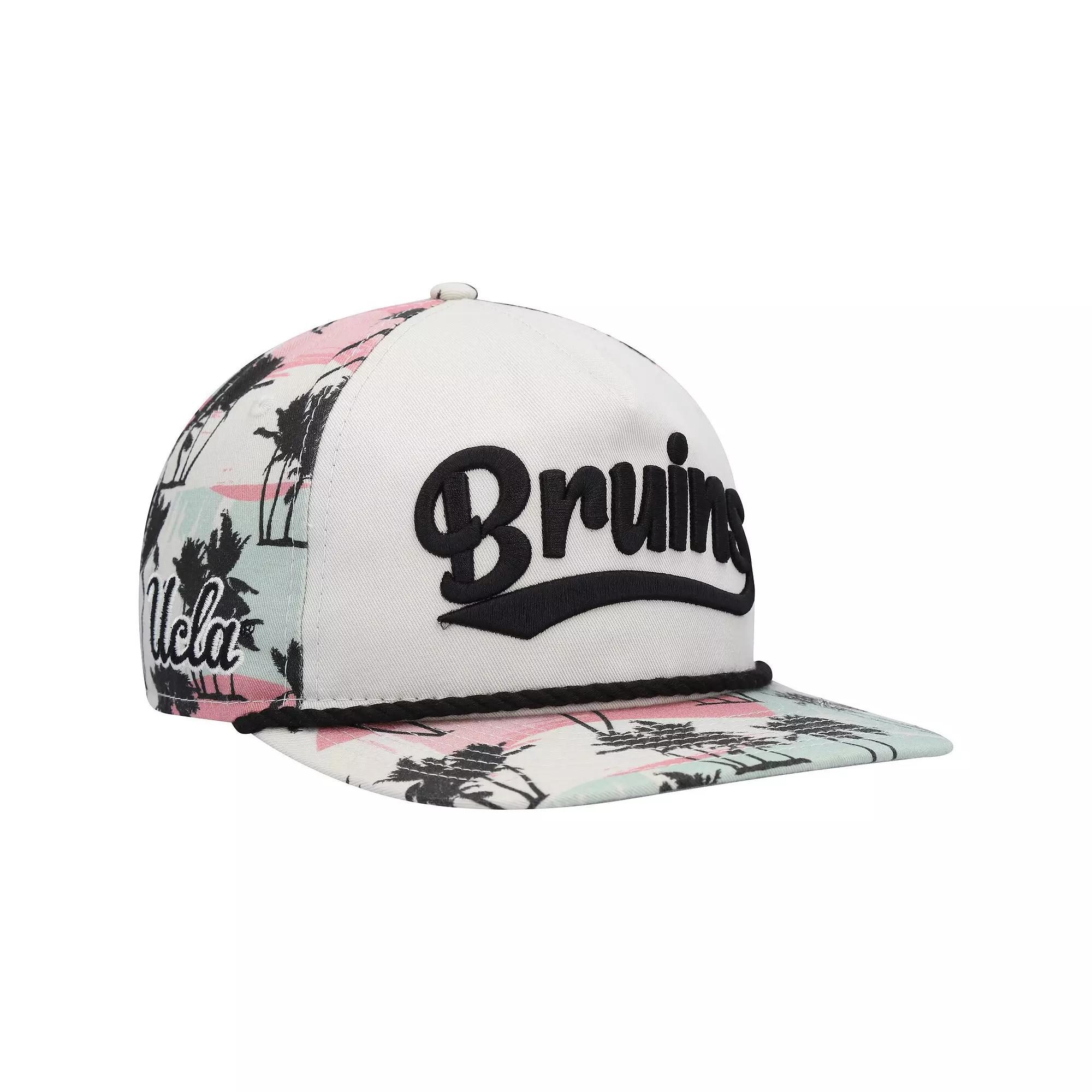 Men's New Era Cream UCLA Bruins High Tide Golfer Snapback Hat, Beige Product Image