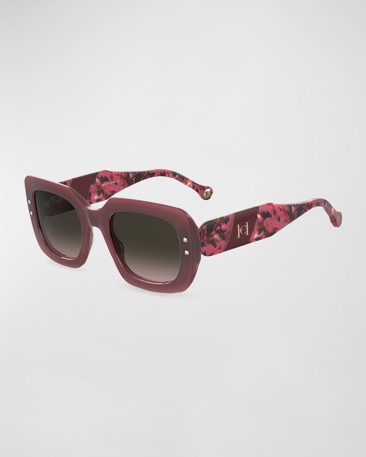 Patterned Acetate Rectangle Sunglasses Product Image
