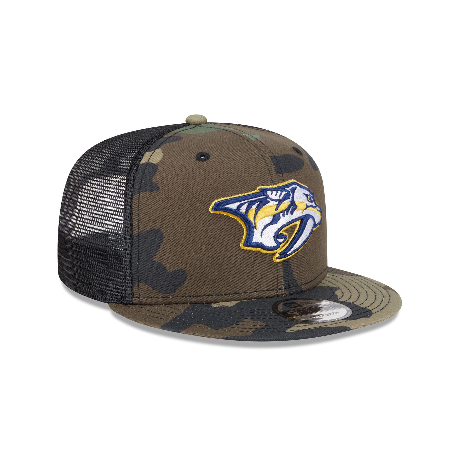 Nashville Predators Camo 9FIFTY Trucker Hat Male Product Image