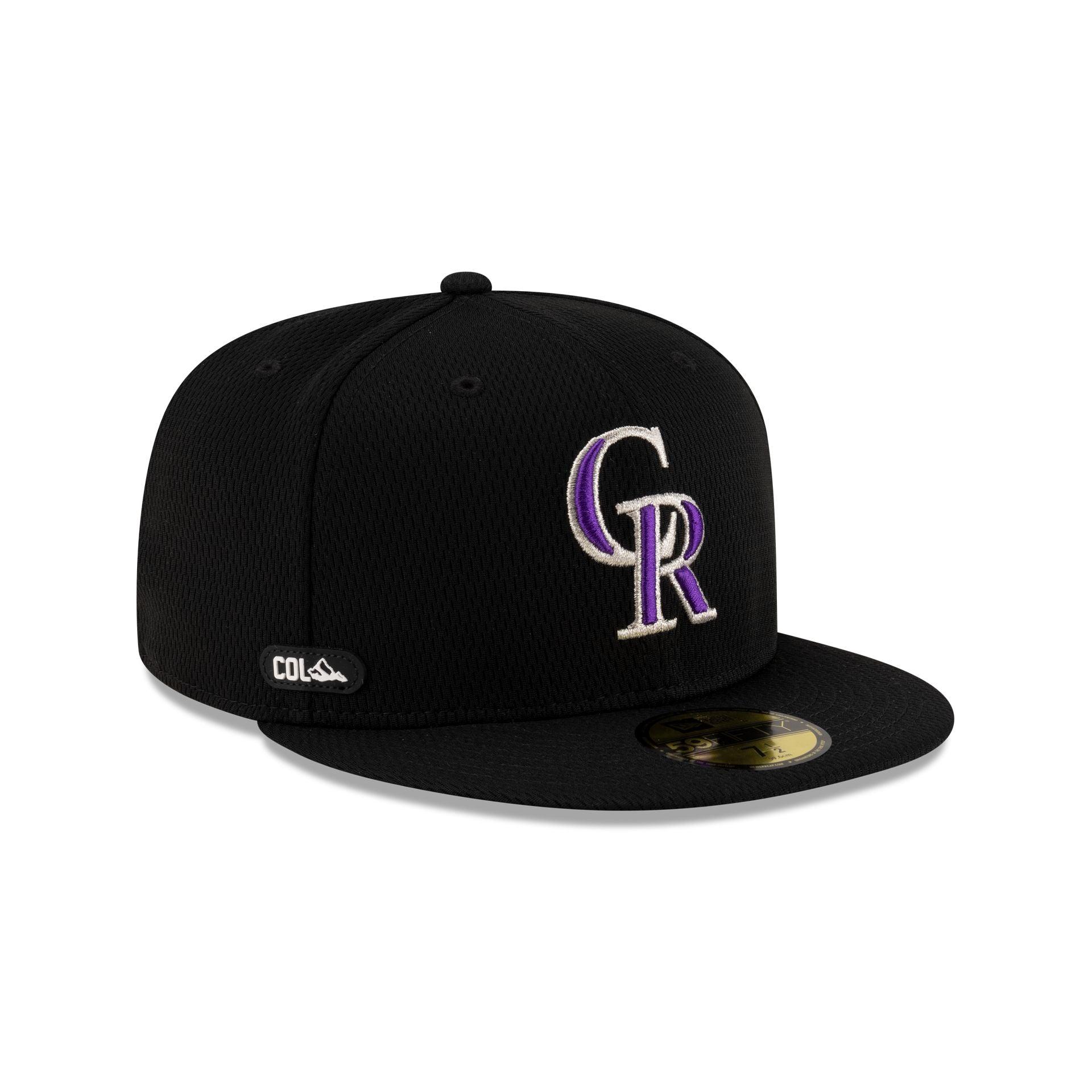 Colorado Rockies 2025 Clubhouse Black 59FIFTY Fitted Hat Male Product Image