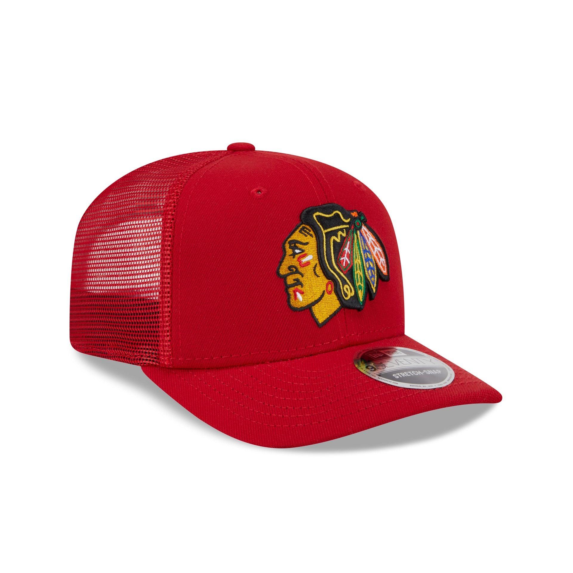 Chicago Blackhawks Simple 9SEVENTY Trucker Hat Male Product Image