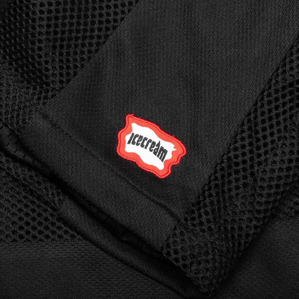 Debossed Sweatshorts - Black Male Product Image