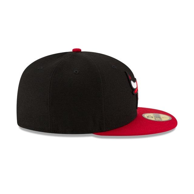 Chicago Bulls 2Tone Black 59FIFTY Fitted Hat Male Product Image