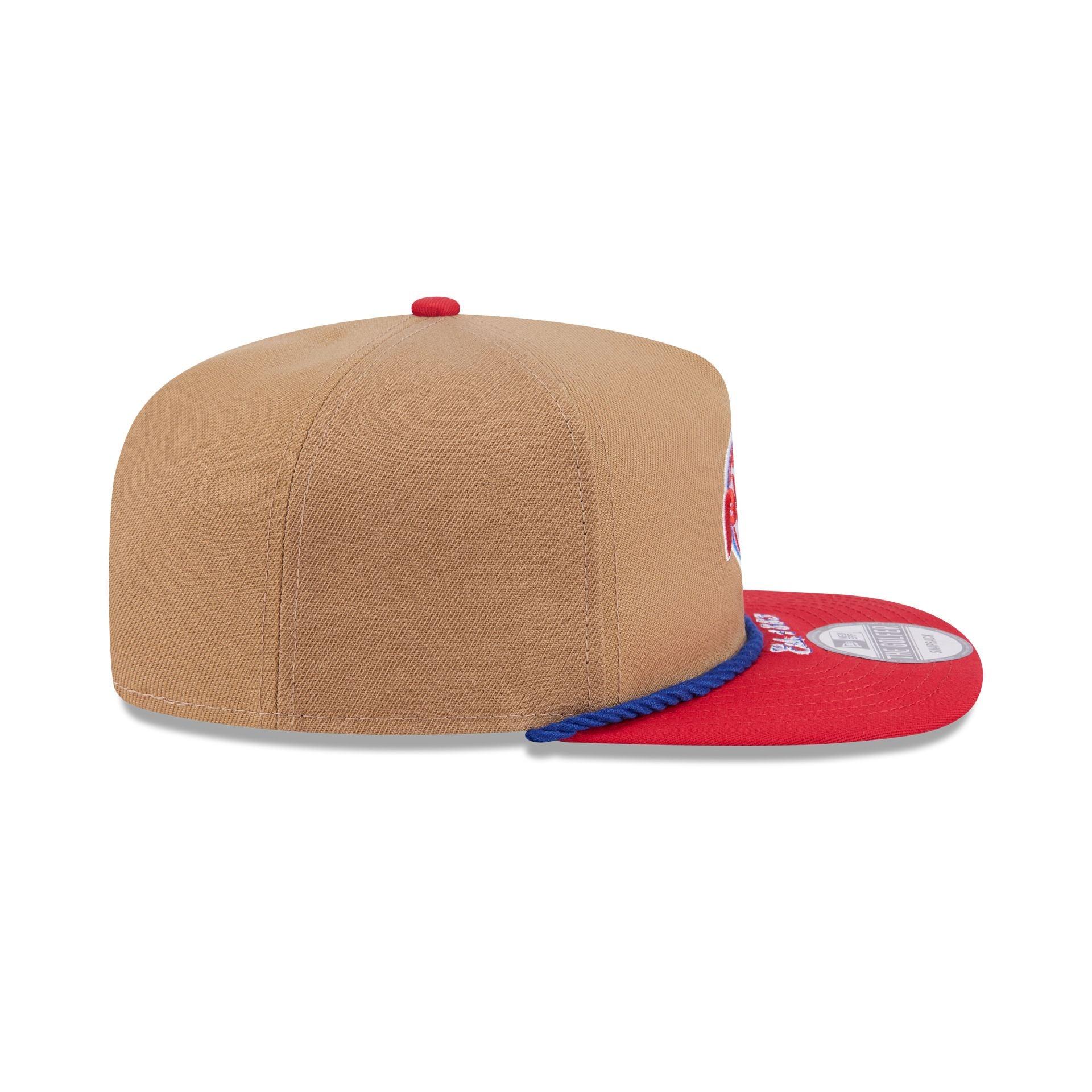 Philadelphia Phillies Khaki Rope Golfer Hat Male Product Image
