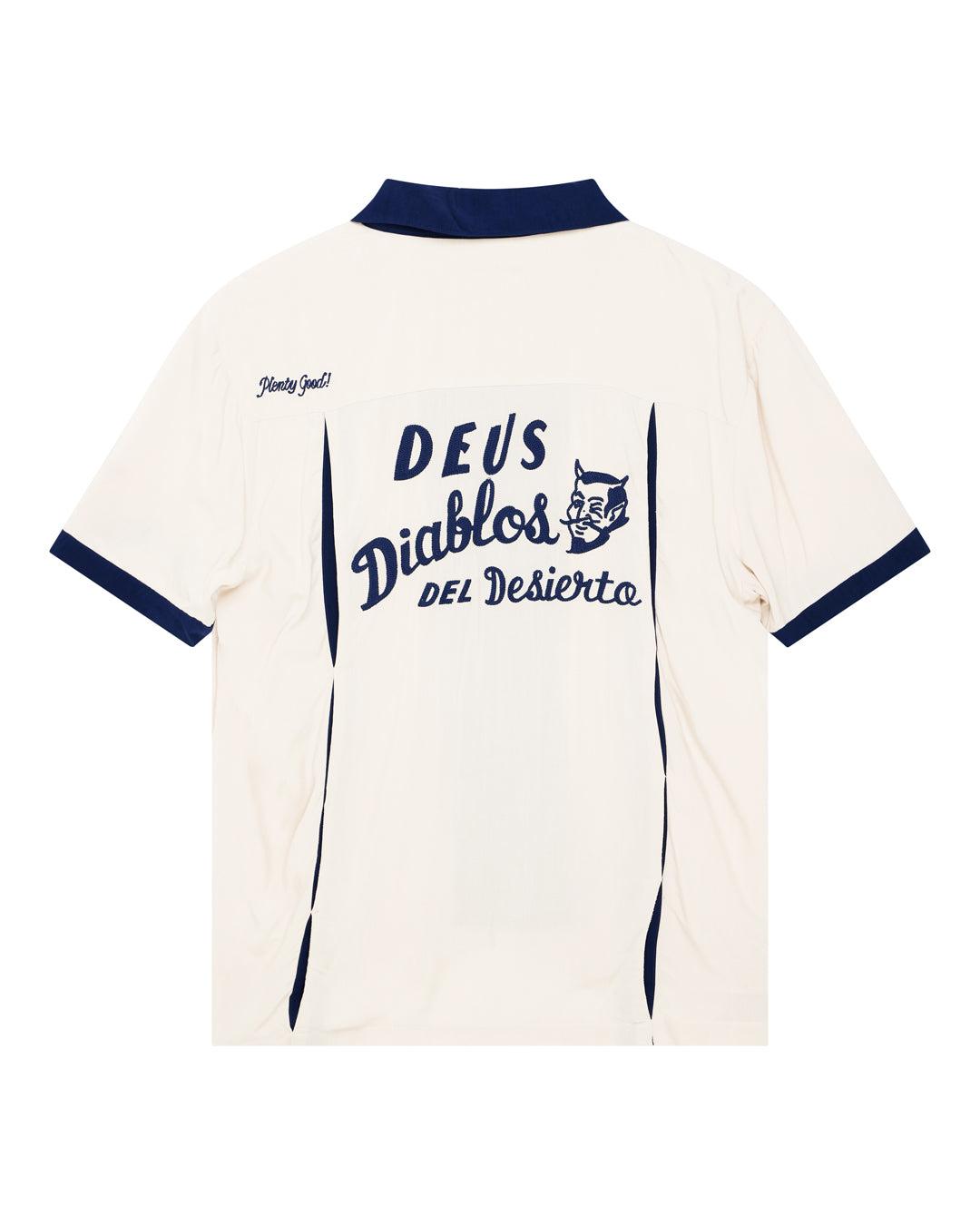 Diablo Bowling Shirt - Dirty White Product Image