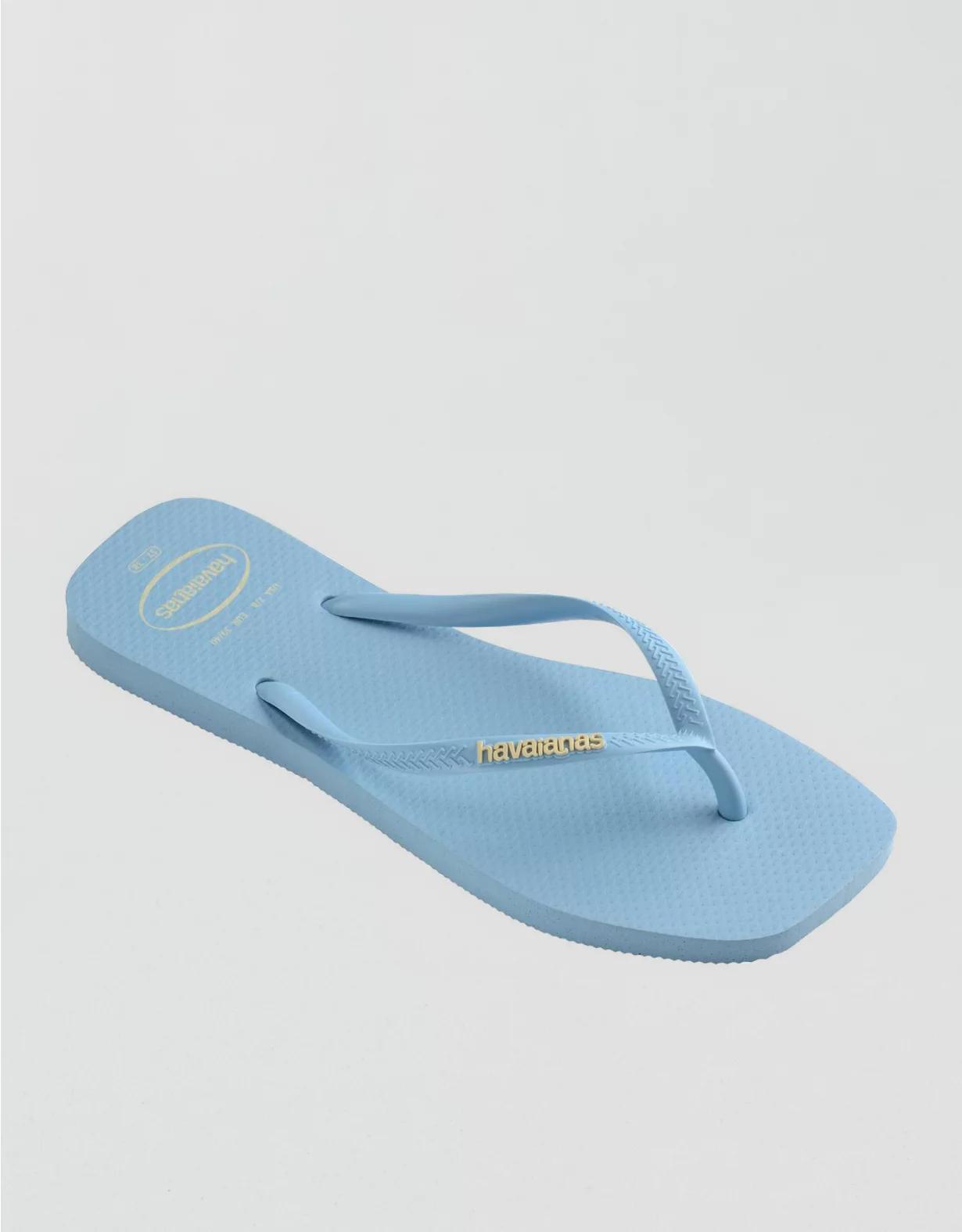 Havaianas Women's Slim Square Logo Pop Up Flip Flops Product Image
