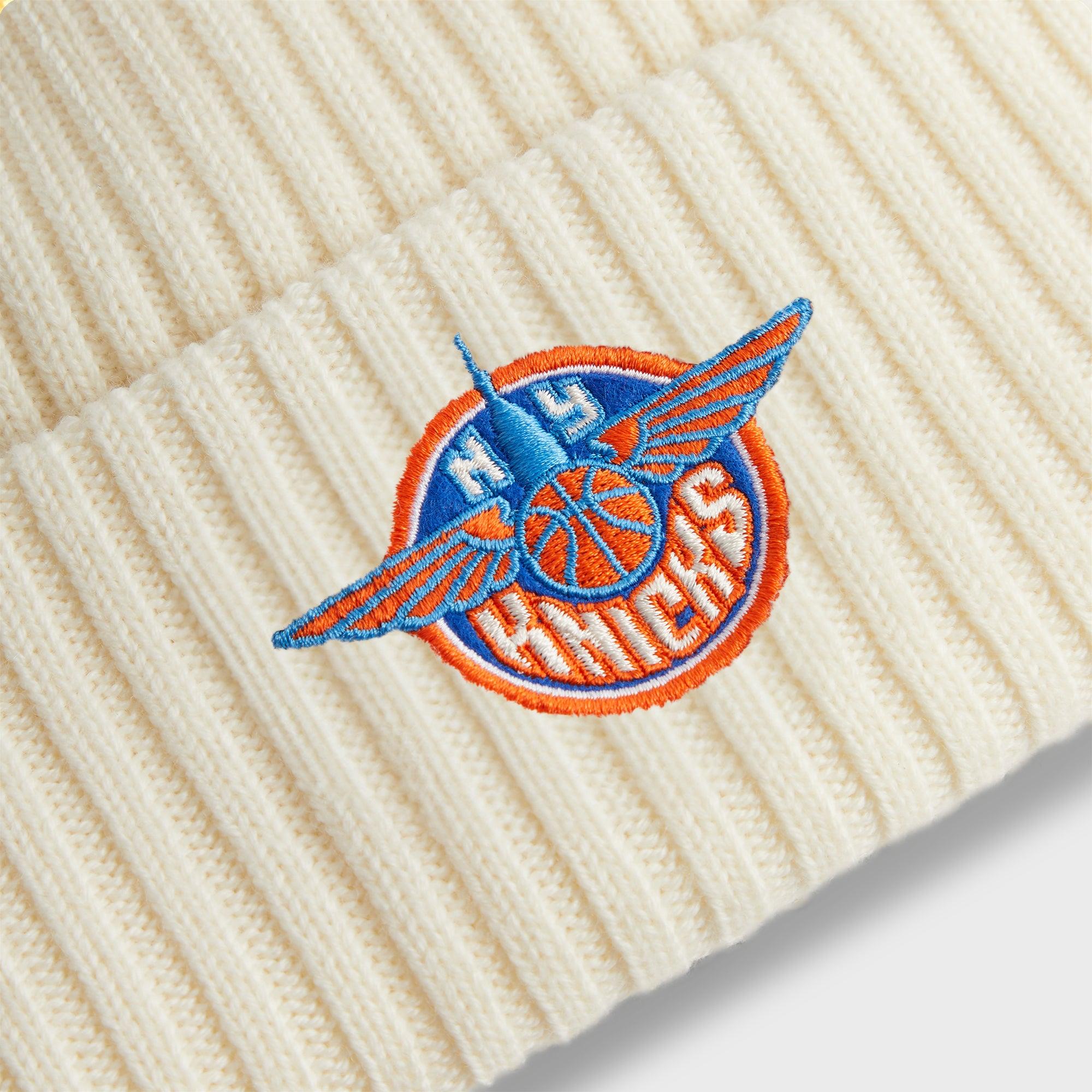 Kith for the New York Knicks Wings Logo Beanie - Sandrift Male Product Image