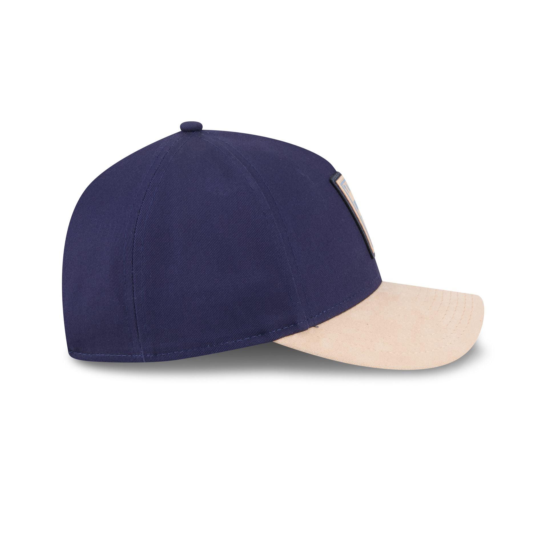 Tampa Bay Rays Suede Patch 9FORTY M-Crown A-Frame Adjustable Hat Male Product Image