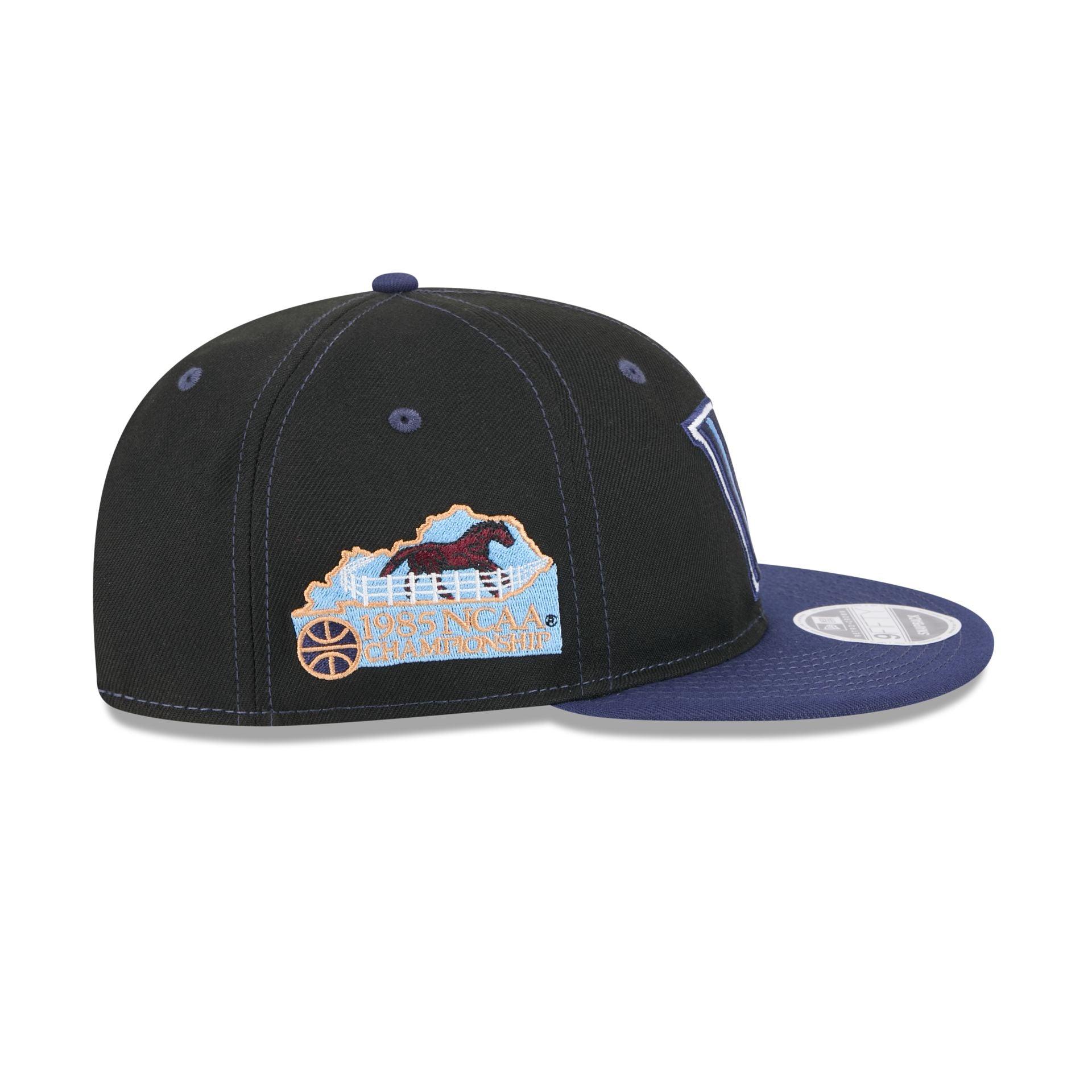 Villanova Wildcats Tournament Side Patch Retro Crown 9FIFTY Strapback Hat Male Product Image