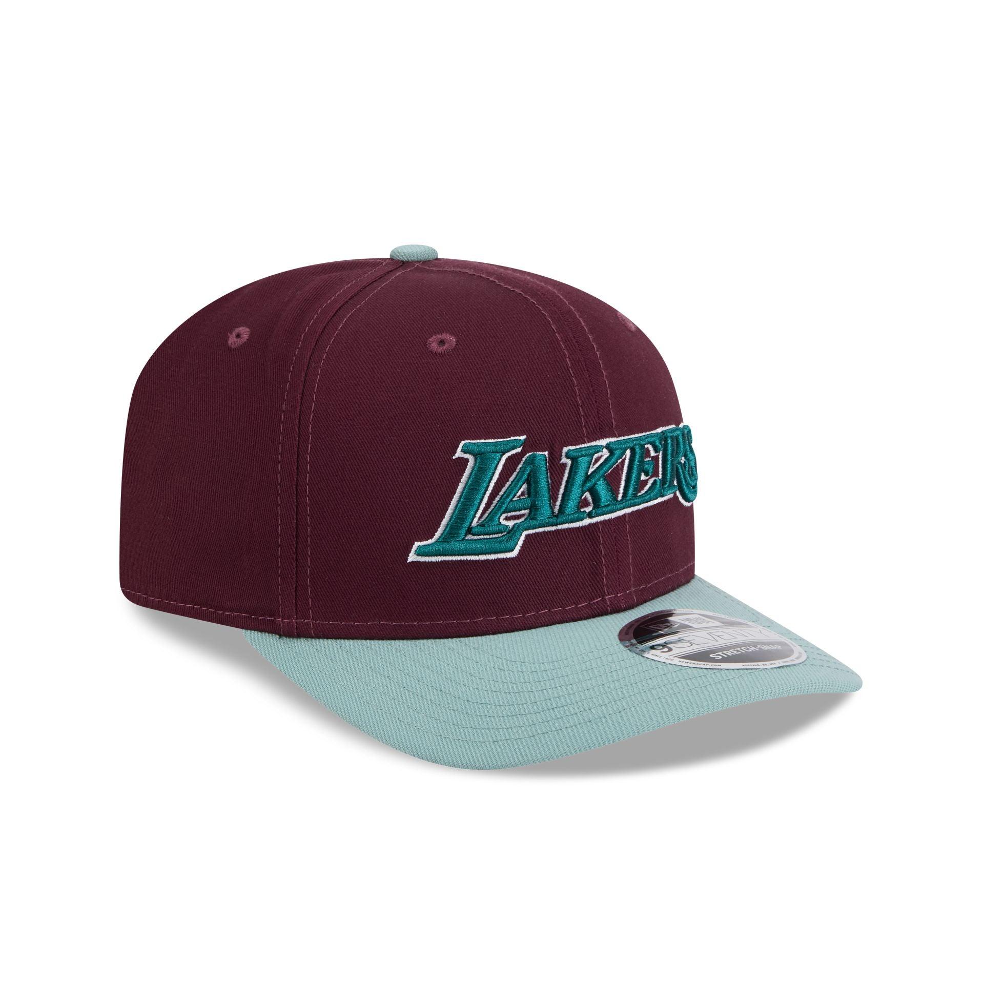 Los Angeles Lakers Maroon 9SEVENTY Stretch-Snap Hat Male Product Image