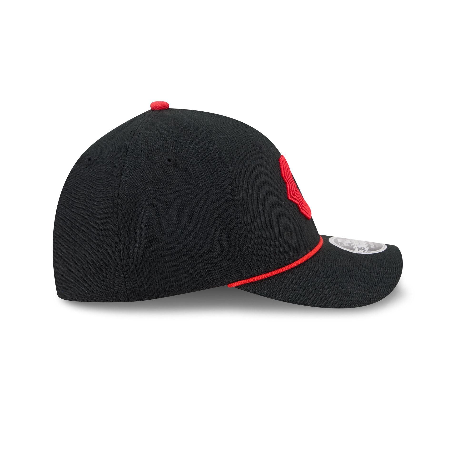 Durham Bulls Theme Night Navy 39THIRTY M-Crown Stretch Fit Hat Male Product Image