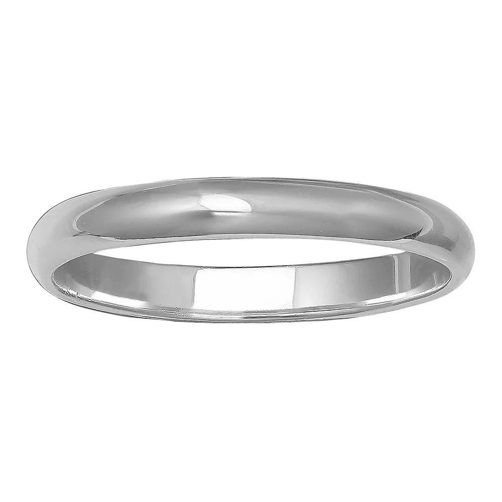 PRIMROSE Silver Polished Band - 3 mm, Women's, Size: 8, Sterling Silver Product Image