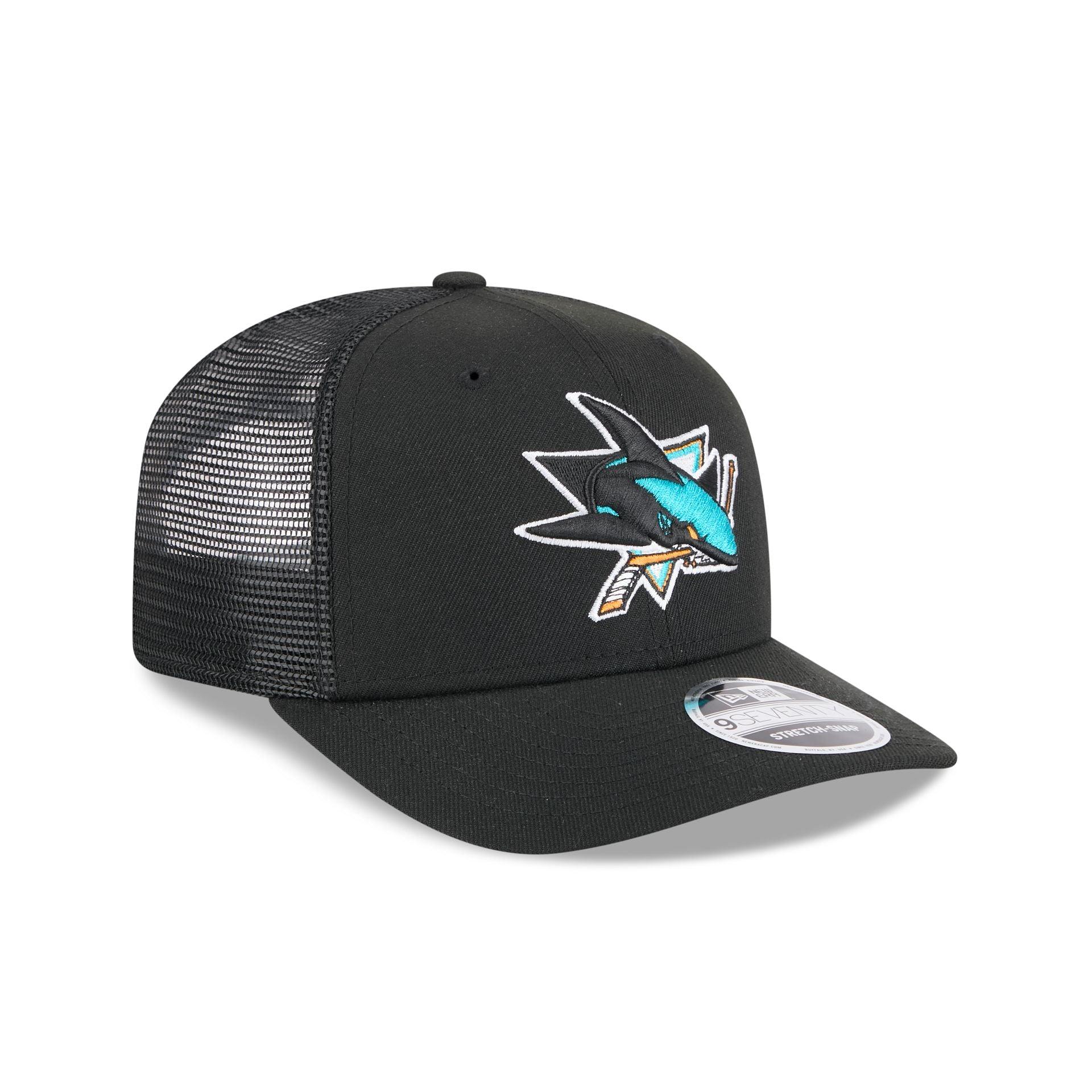 San Jose Sharks Simple 9SEVENTY Trucker Hat Male Product Image