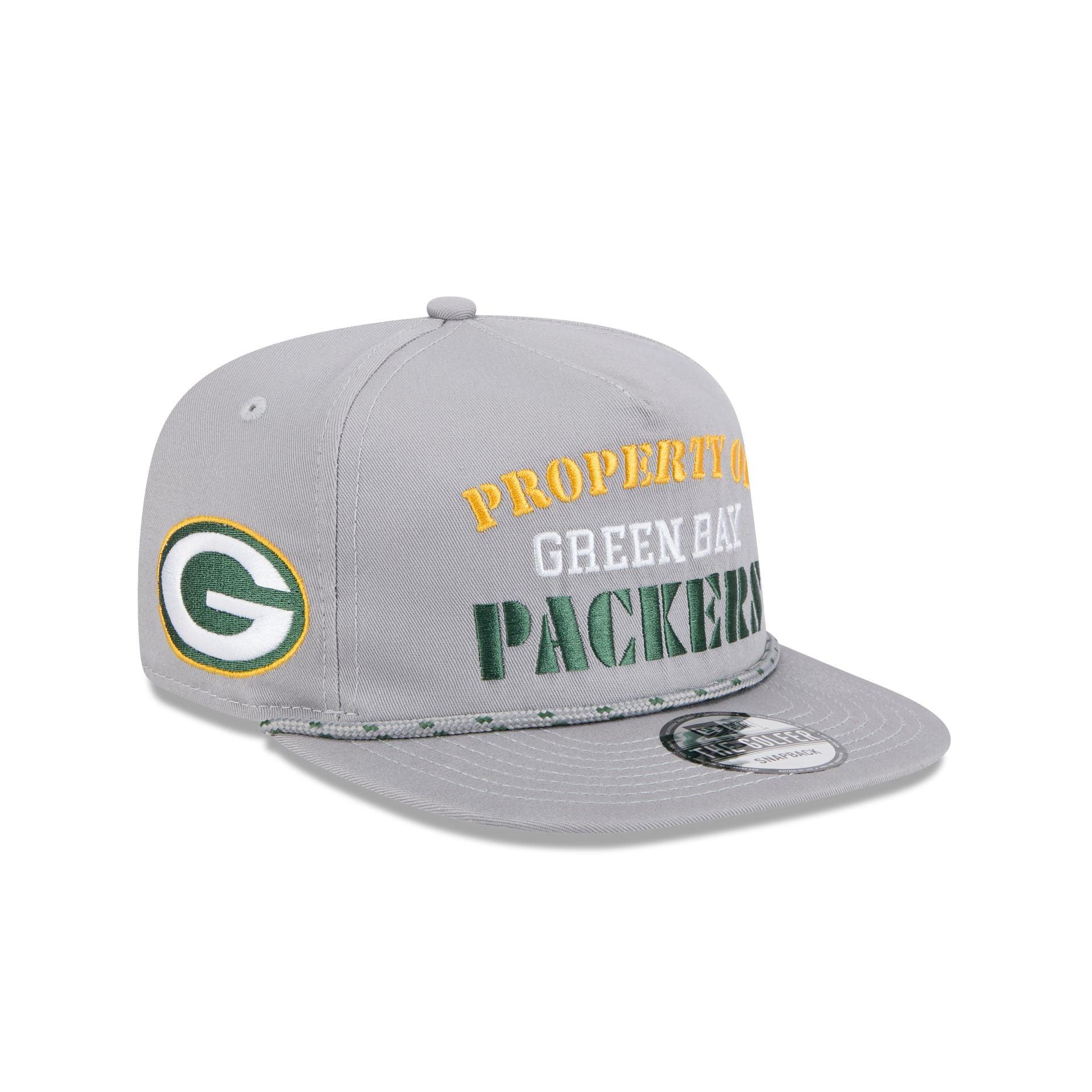 Green Bay Packers Vintage Gray Rope Golfer Hat Male Product Image