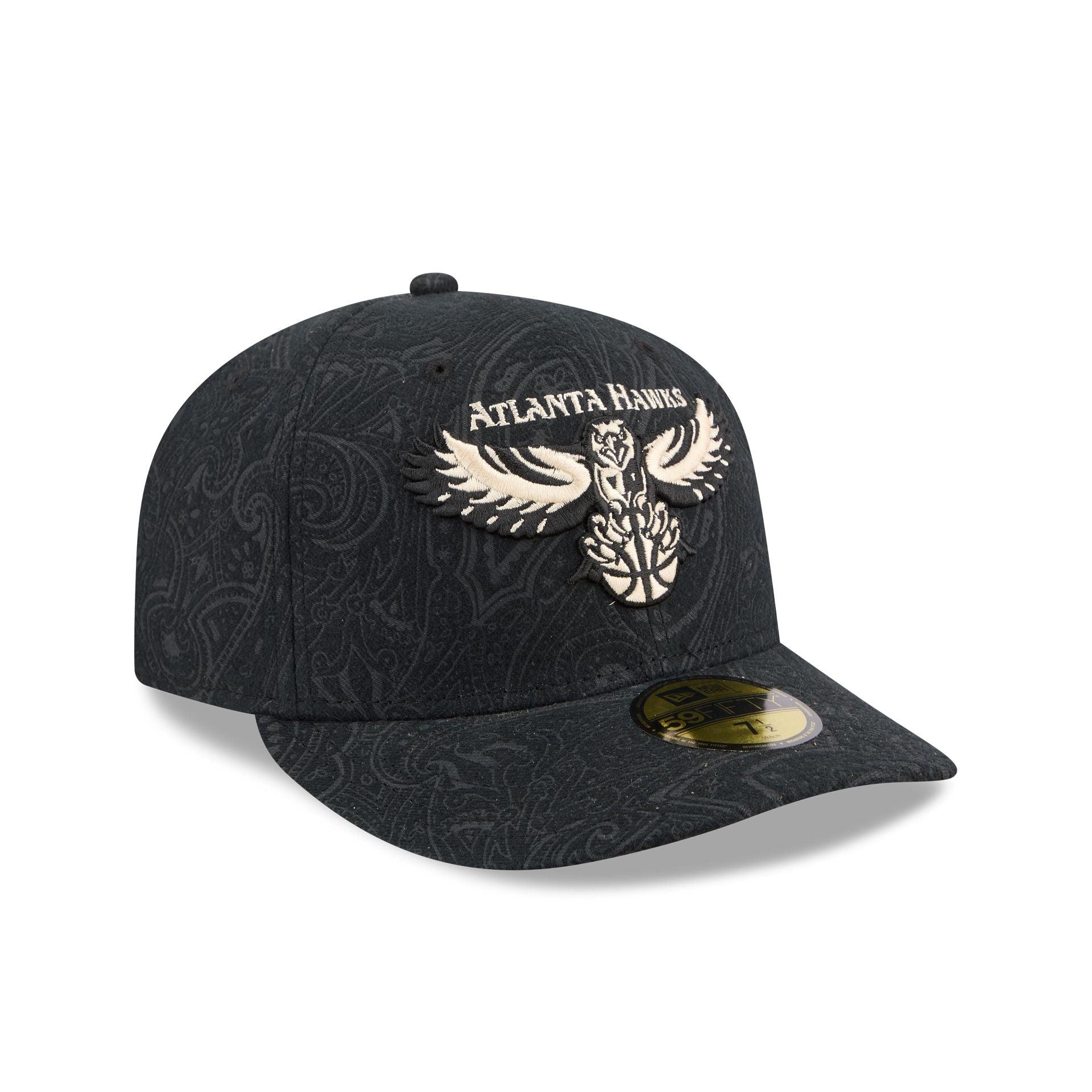 Atlanta Hawks Three Looms Brushed Cotton 59FIFTY Fitted Hat Male Product Image