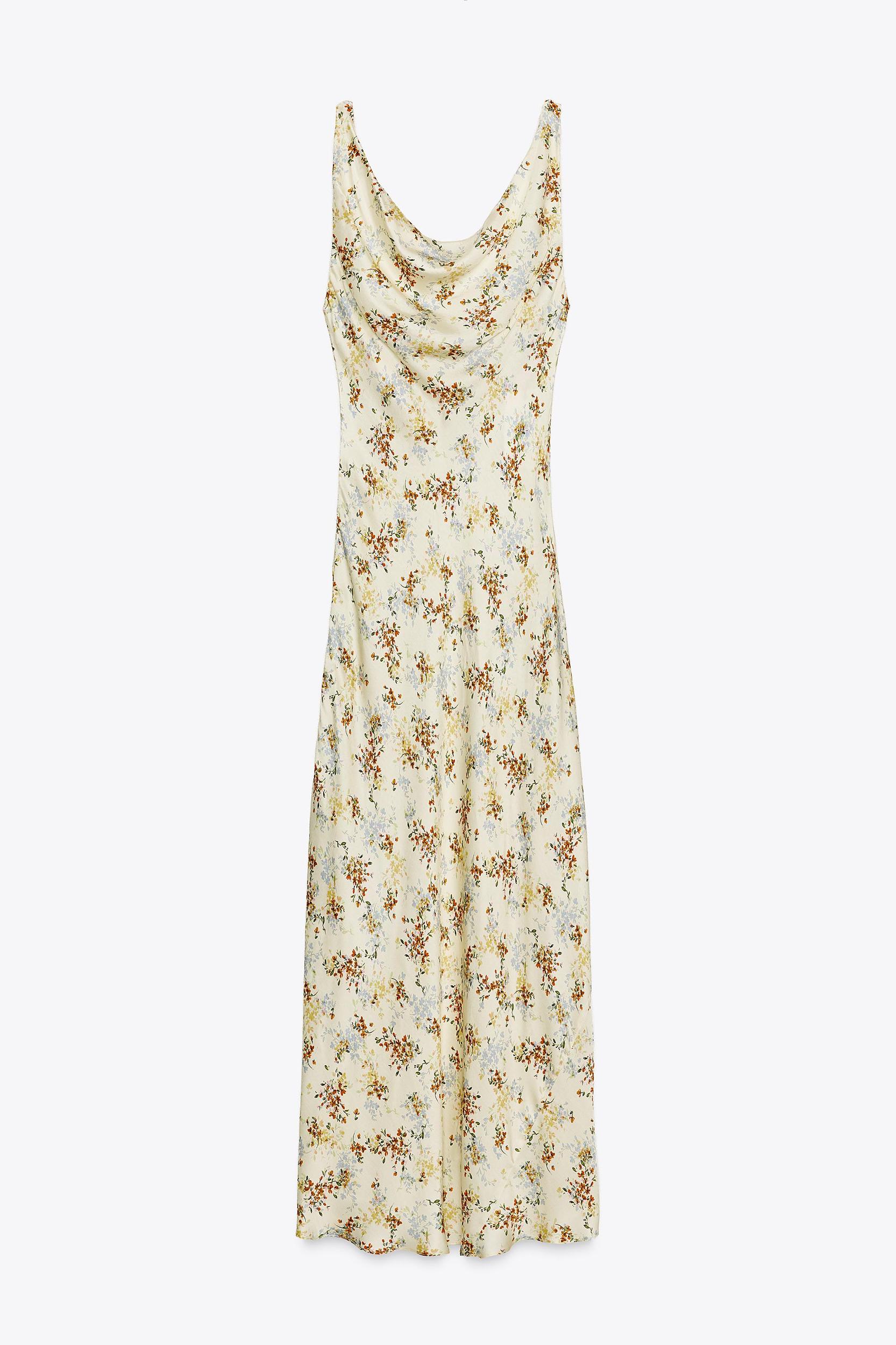 ZW COLLECTION PRINTED SATIN DRESS Product Image