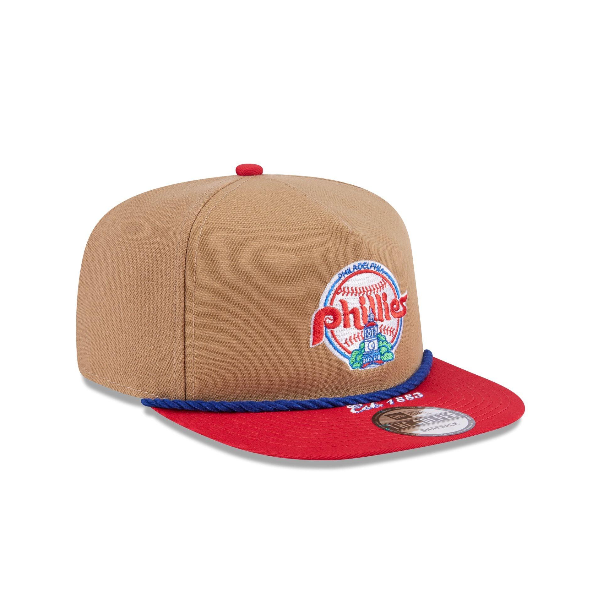 Philadelphia Phillies Khaki Rope Golfer Hat Male Product Image