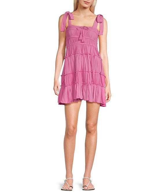 C&V Chelsea & Violet Tie Shoulder Dress Product Image