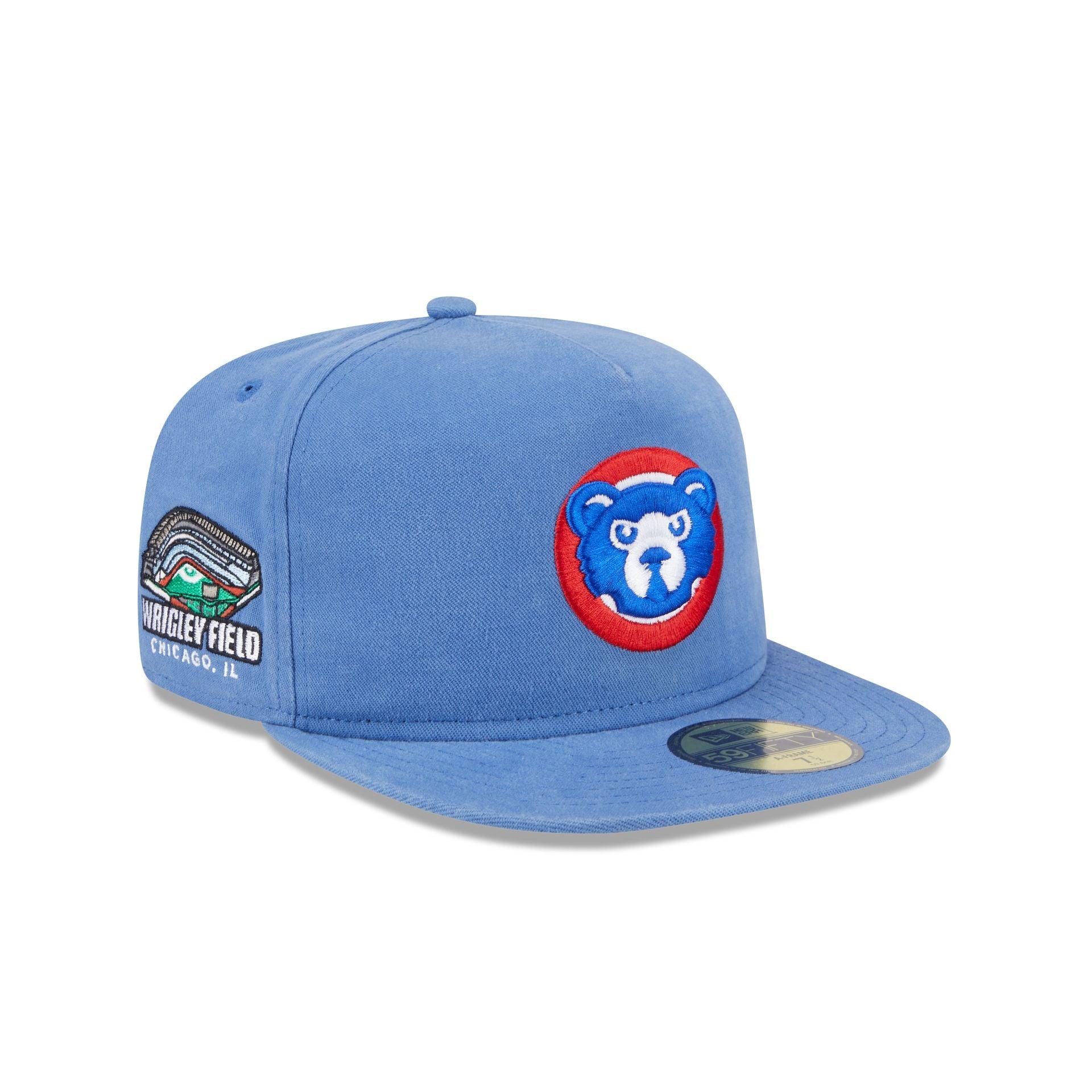 Chicago Cubs Championship Side Flag 59FIFTY A-Frame Fitted Hat Male Product Image