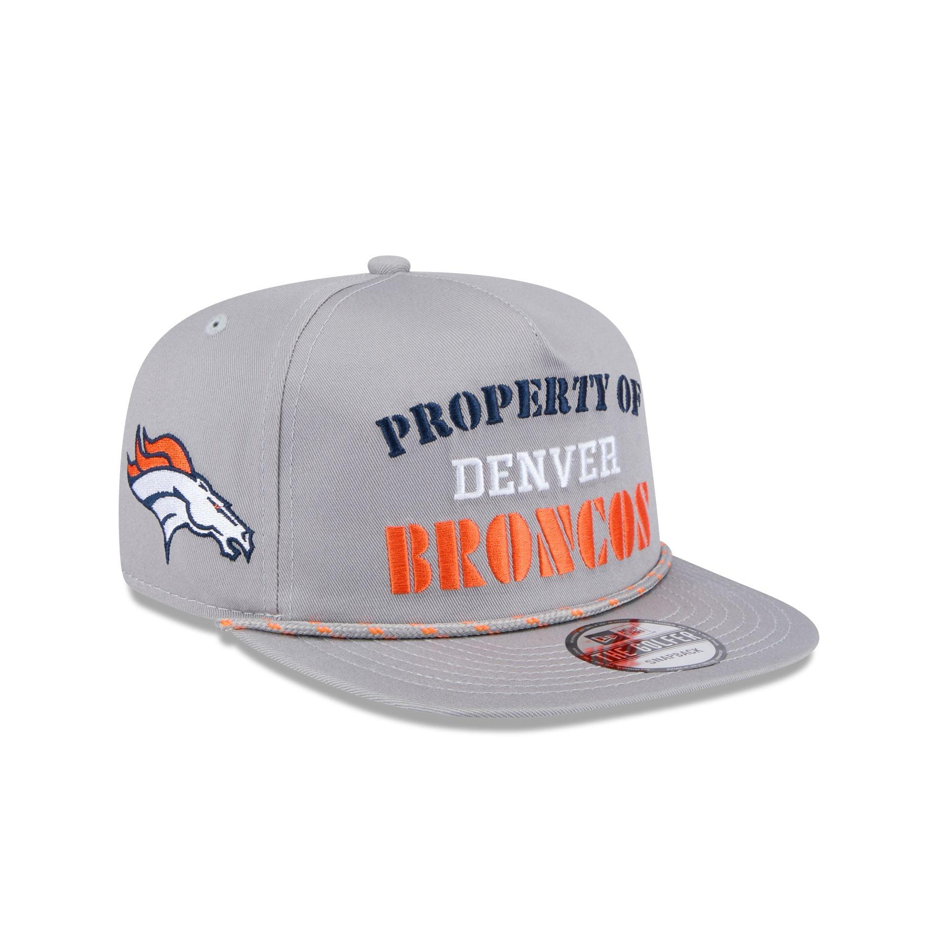 Denver Broncos Vintage Gray Rope Golfer Hat Male Product Image