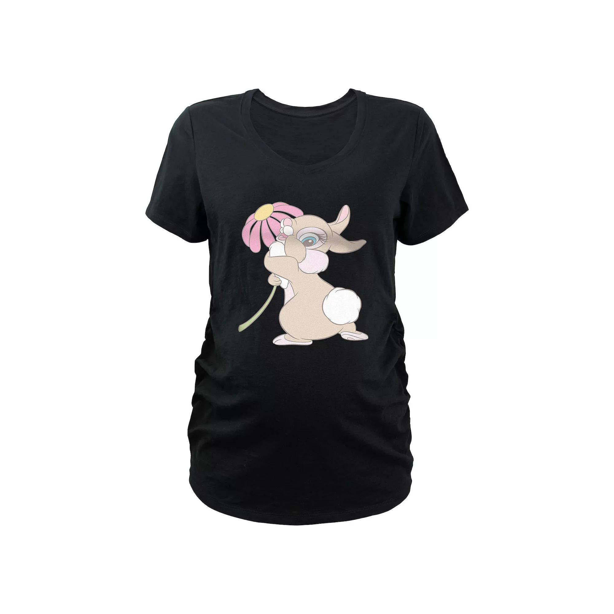 Disney's Bambi Flirty Bunny Maternity Graphic Tee, Women's,  Product Image
