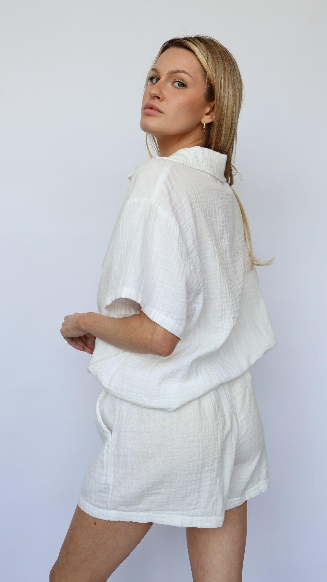 Gauze Tie Shorts Product Image