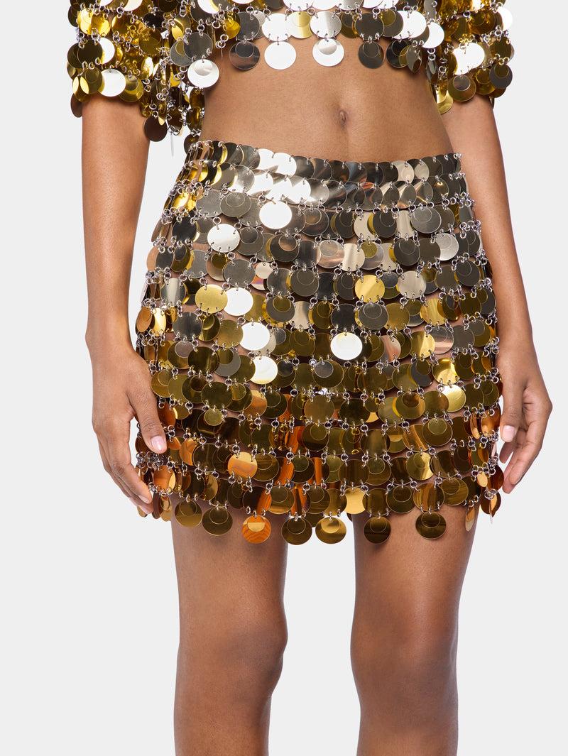 CROPPED TOP IN GRADIENT ASSEMBLY Product Image