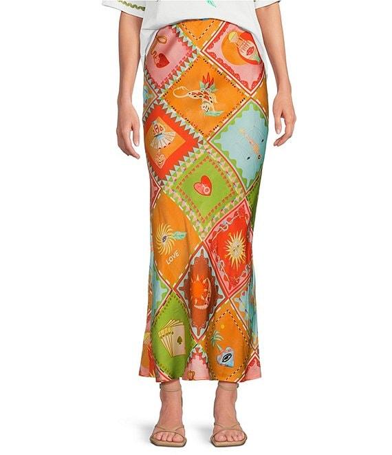Never Fully Dressed Dorris Soller Multicolored Print Maxi Skirt Product Image