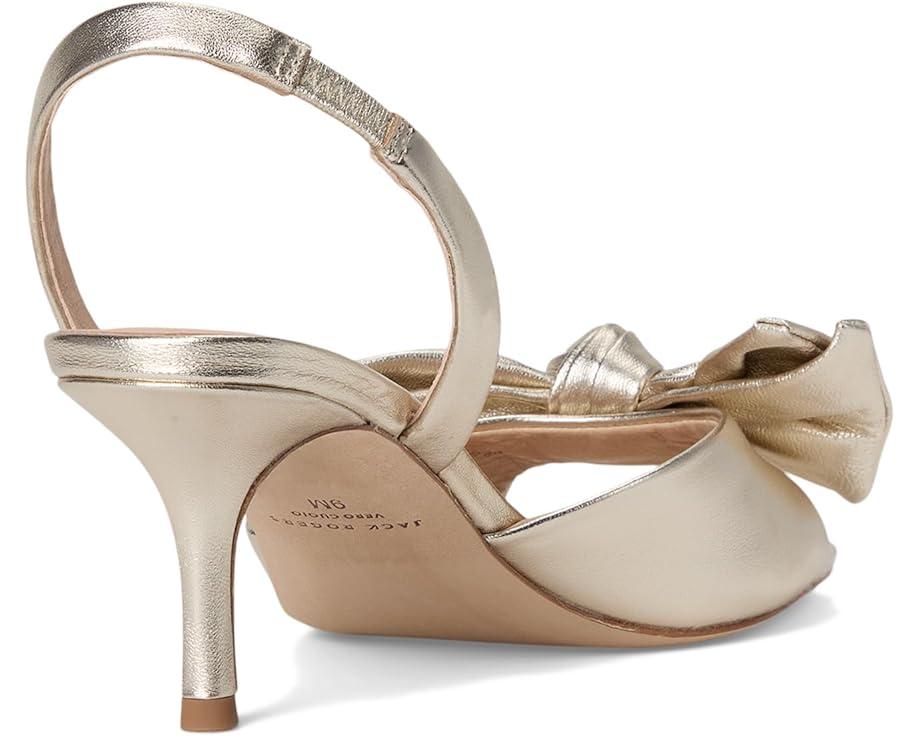 Lola Bow Sandal - Metallic Nappa Product Image