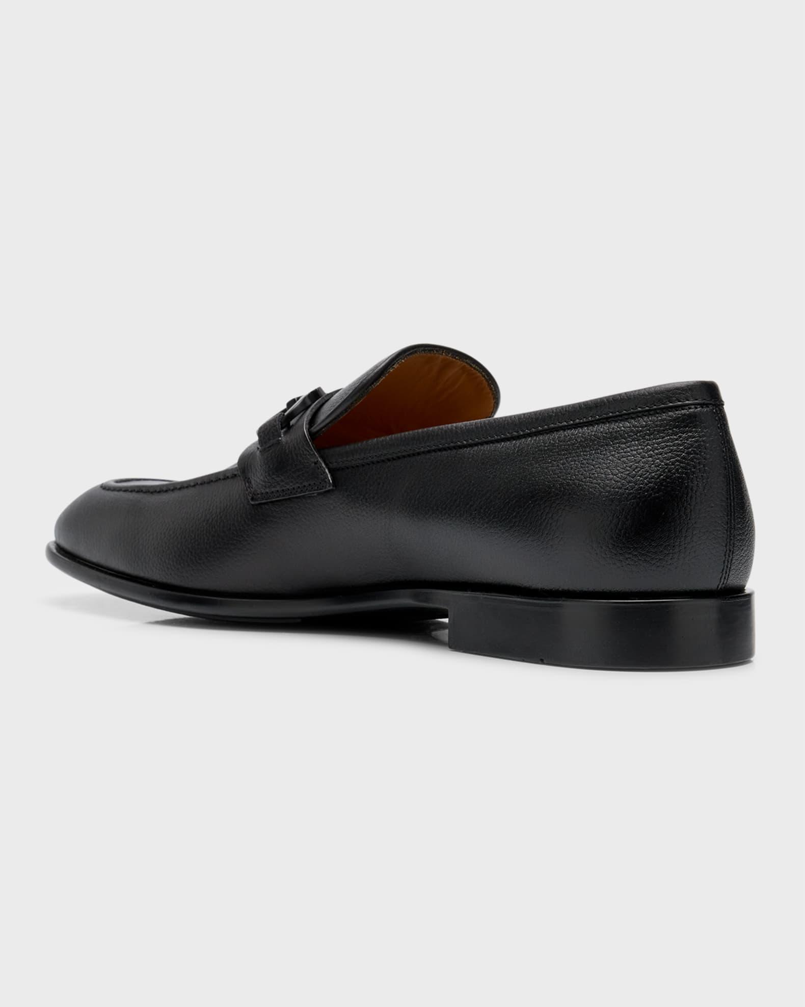 Men's Foster Leather Gancini Bit Loafers Product Image
