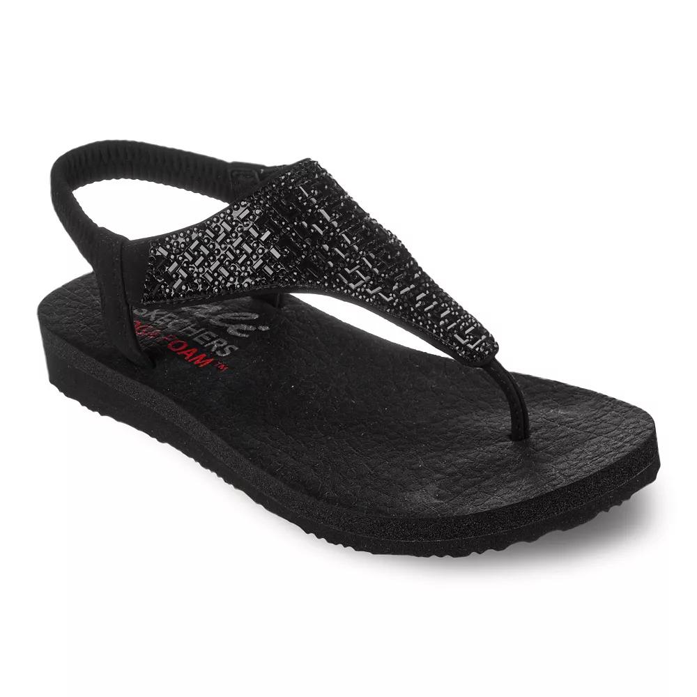 Skechers Cali® Meditation Sweet Rock Women's Slingback Sandals, Size: 9, Black Product Image